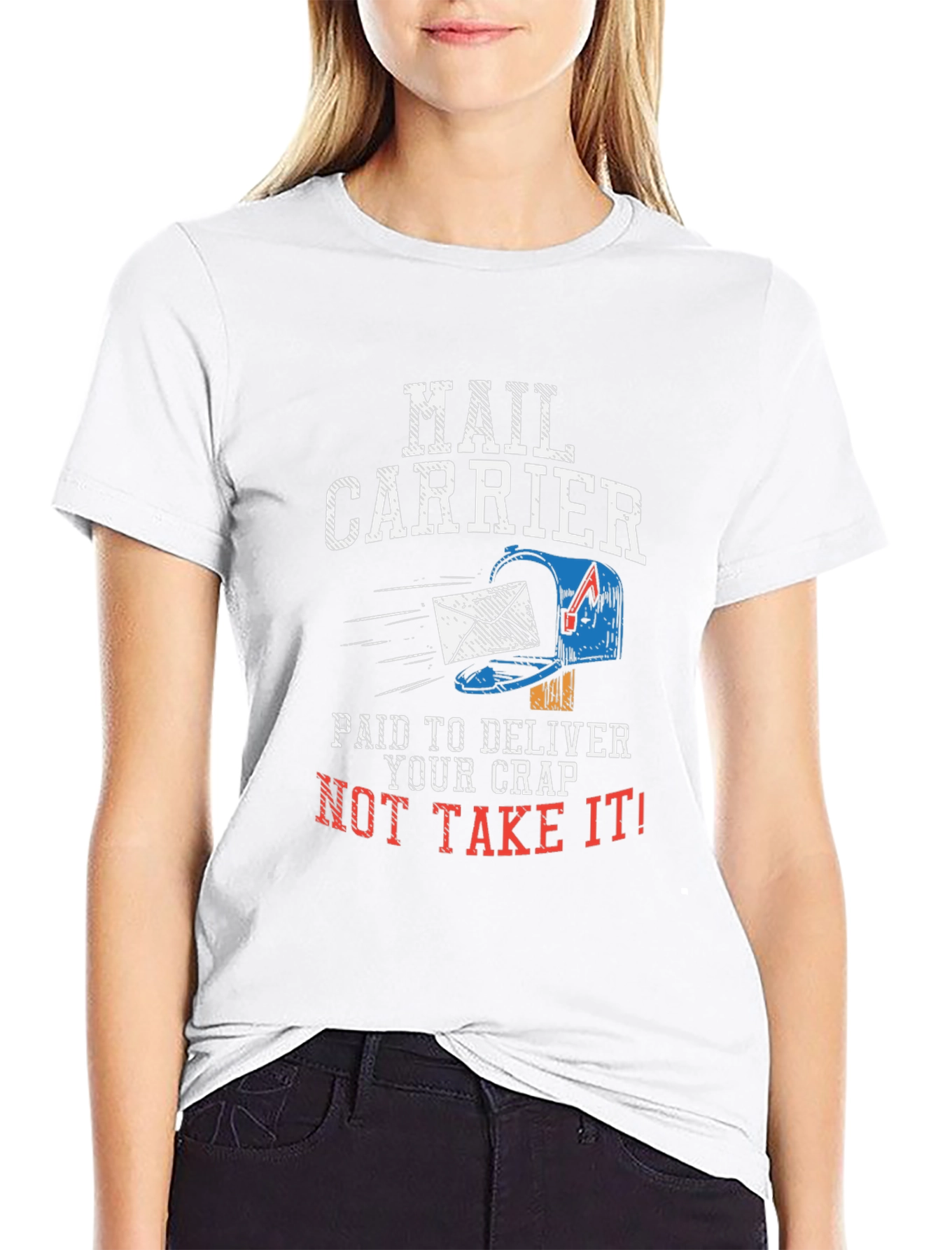 Mail Carrier Funny Graphic T-Shirt