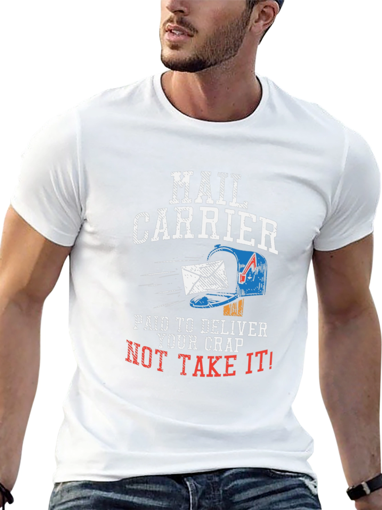Mail Carrier Funny Graphic T-Shirt