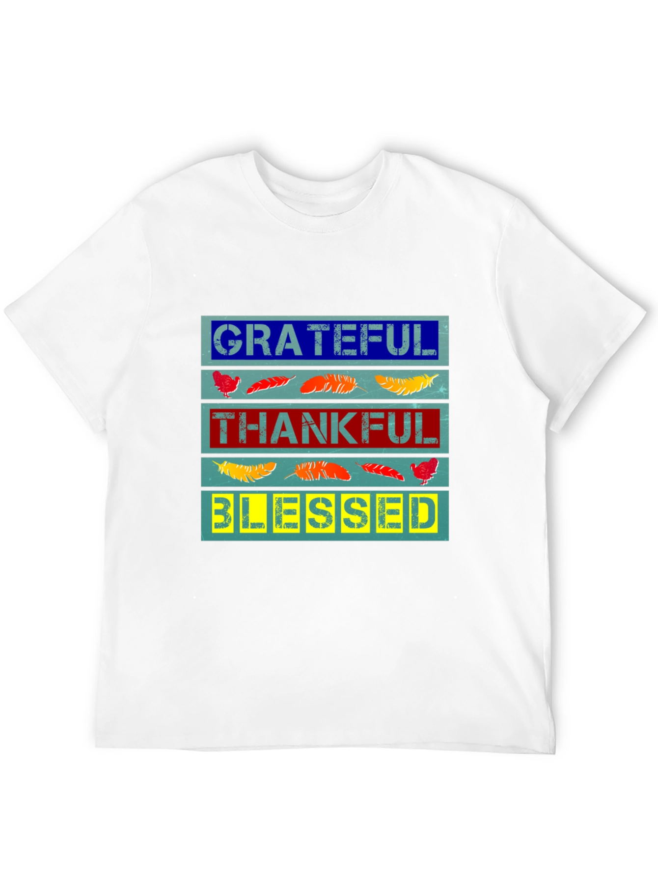 Grateful Thankful Blessed Graphic Tee