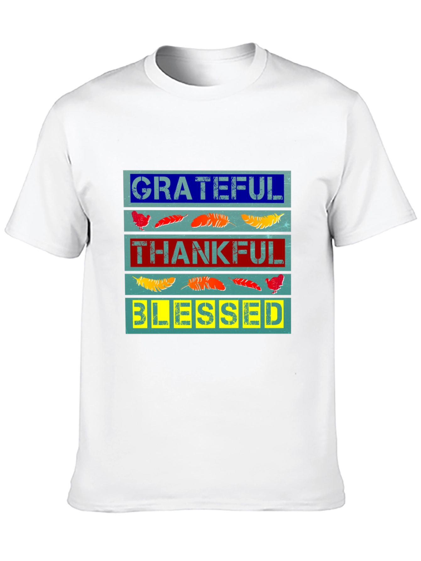 Grateful Thankful Blessed Graphic Tee