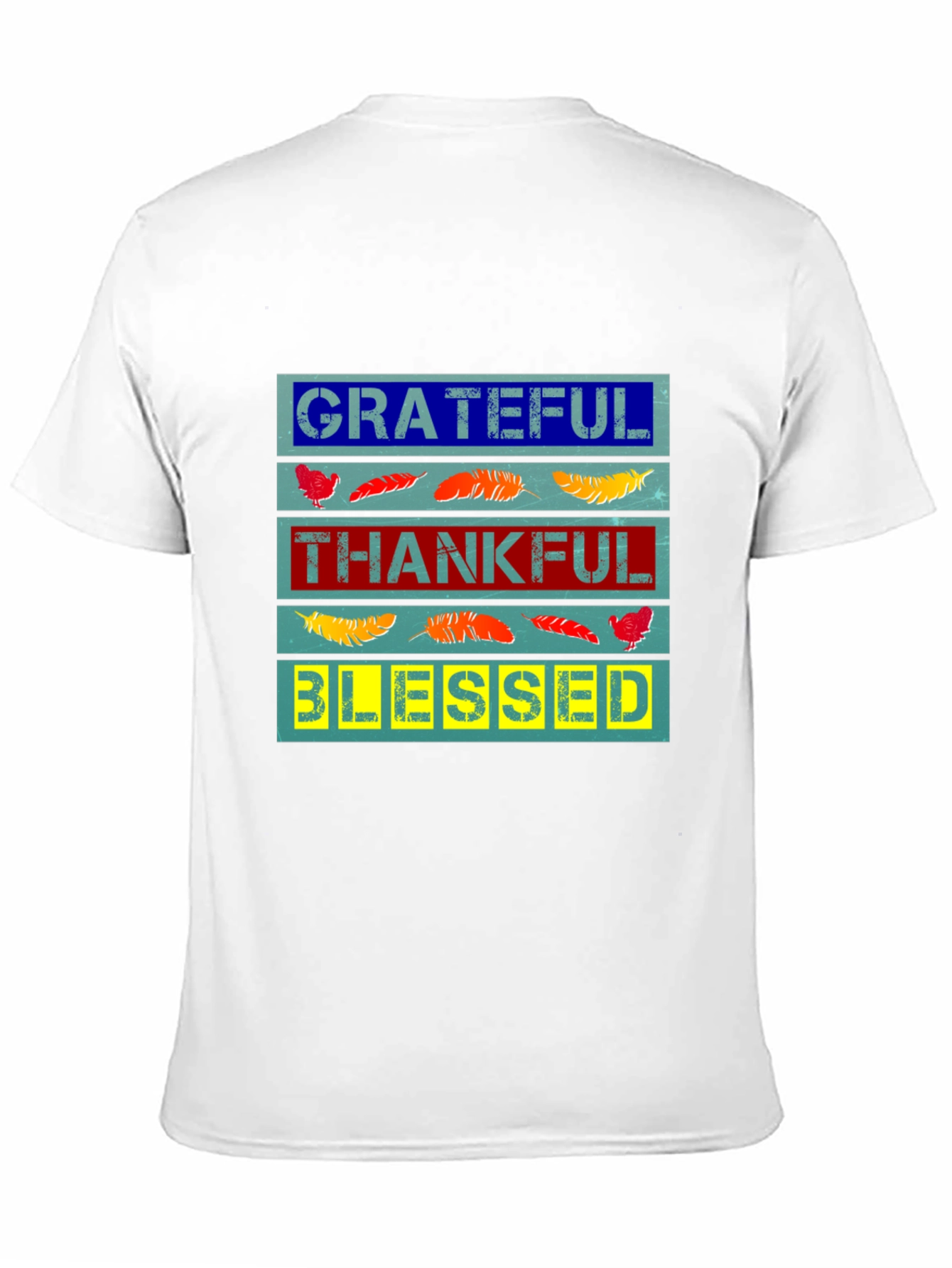 Grateful Thankful Blessed Graphic Tee