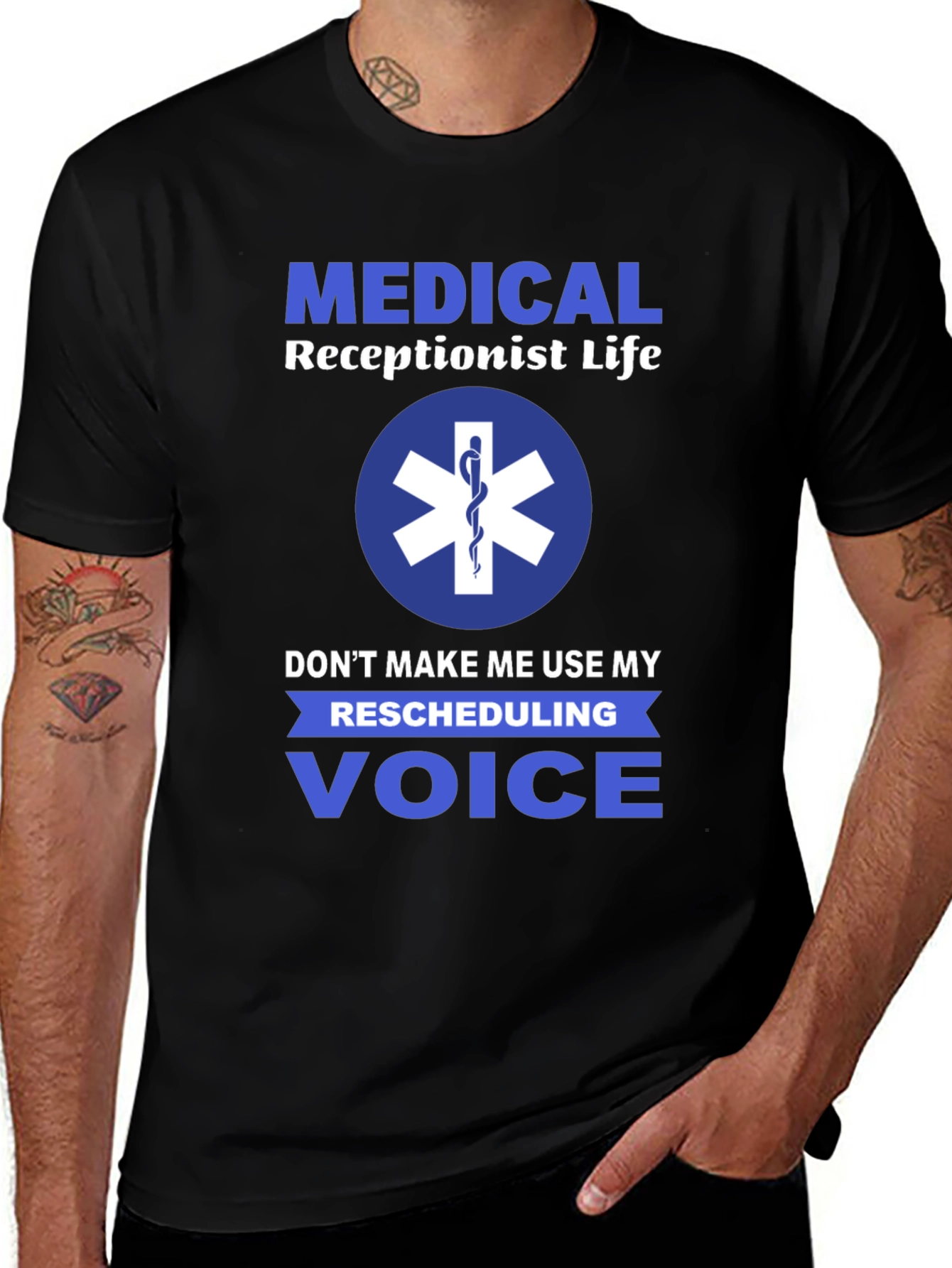 Medical Receptionist T-Shirt - Rescheduling Voice