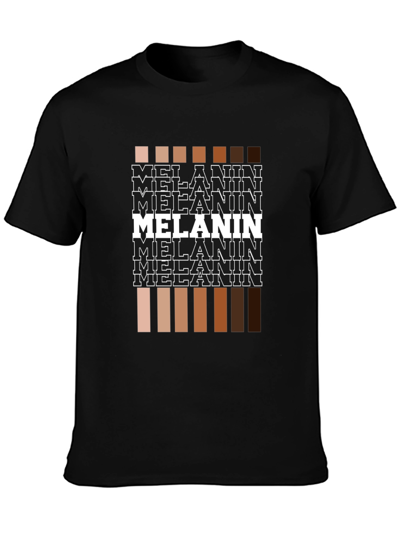 Melanin Shades Graphic Tee - Unisex Black T-Shirt