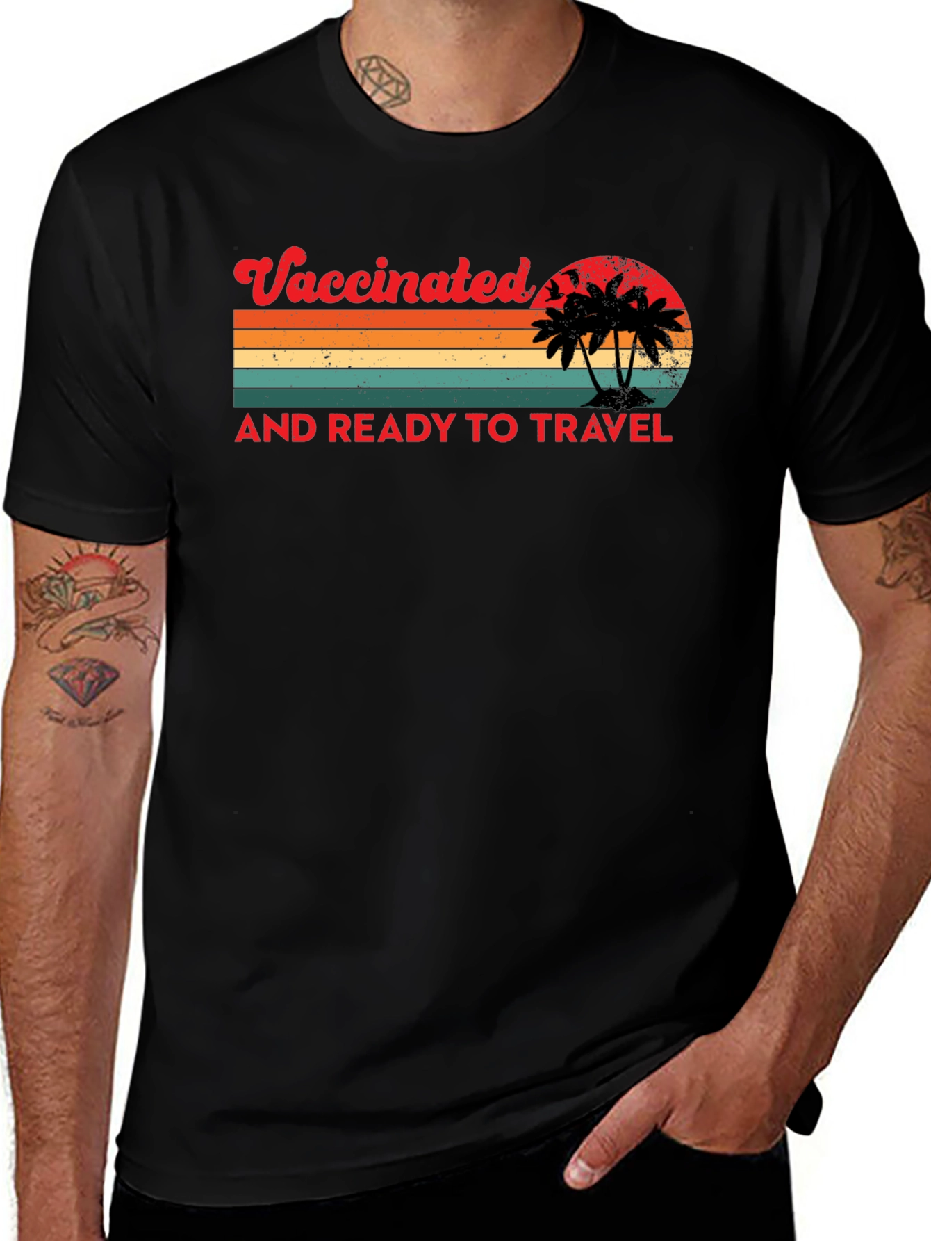 Vaccinated & Ready to Travel Graphic Tee