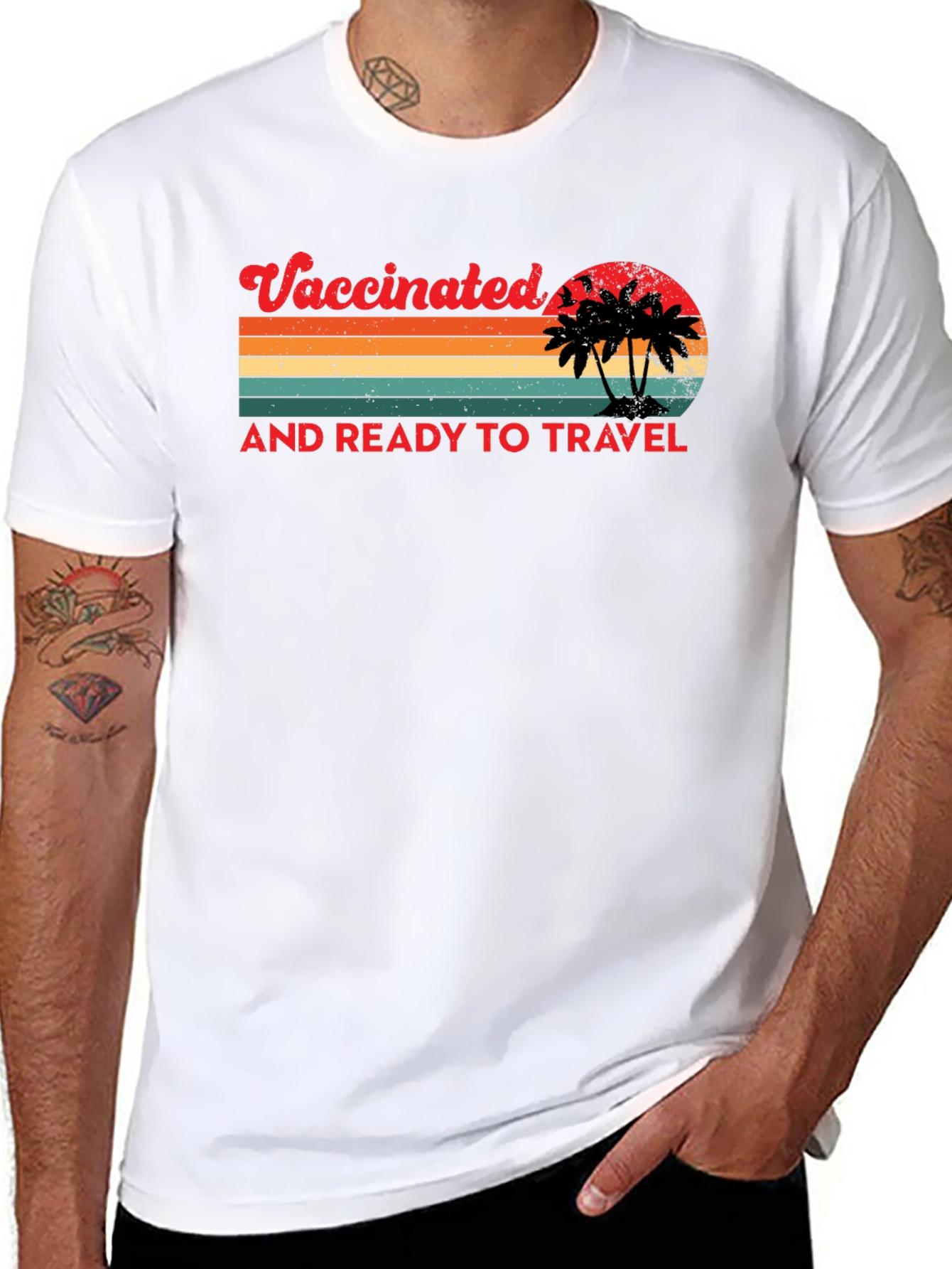 Vaccinated & Ready to Travel Graphic Tee