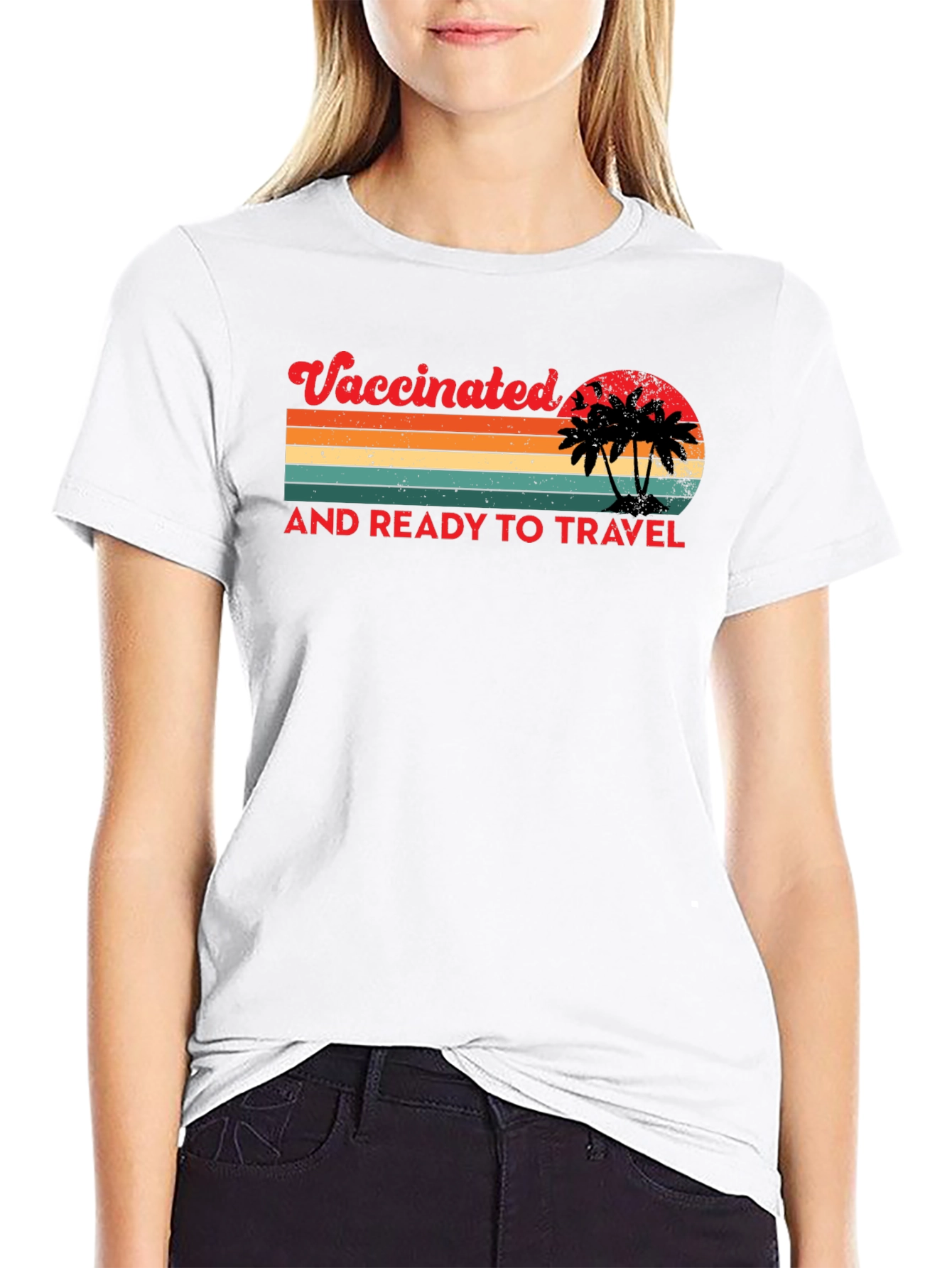 Vaccinated & Ready to Travel Graphic Tee