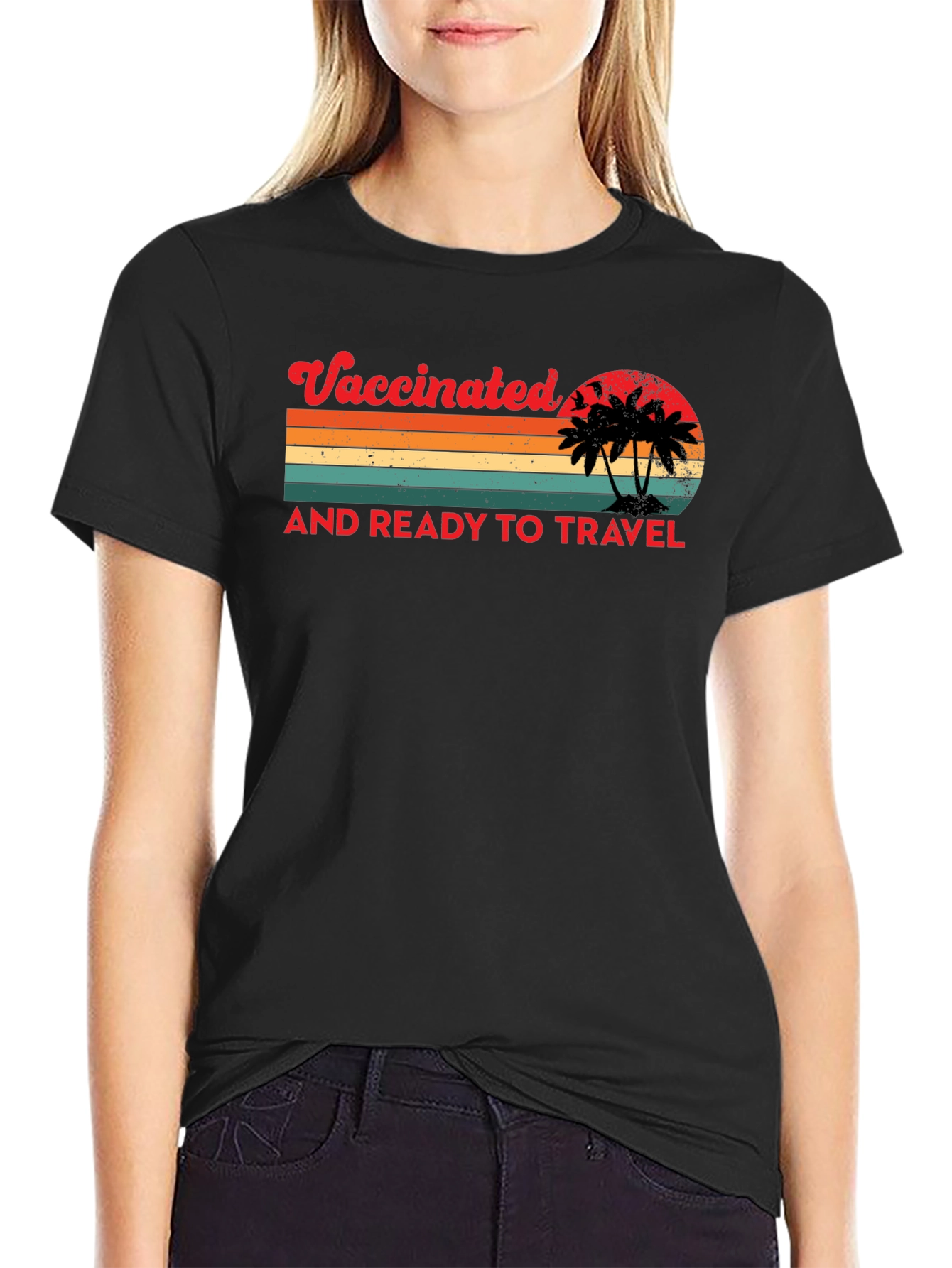 Vaccinated & Ready to Travel Graphic Tee