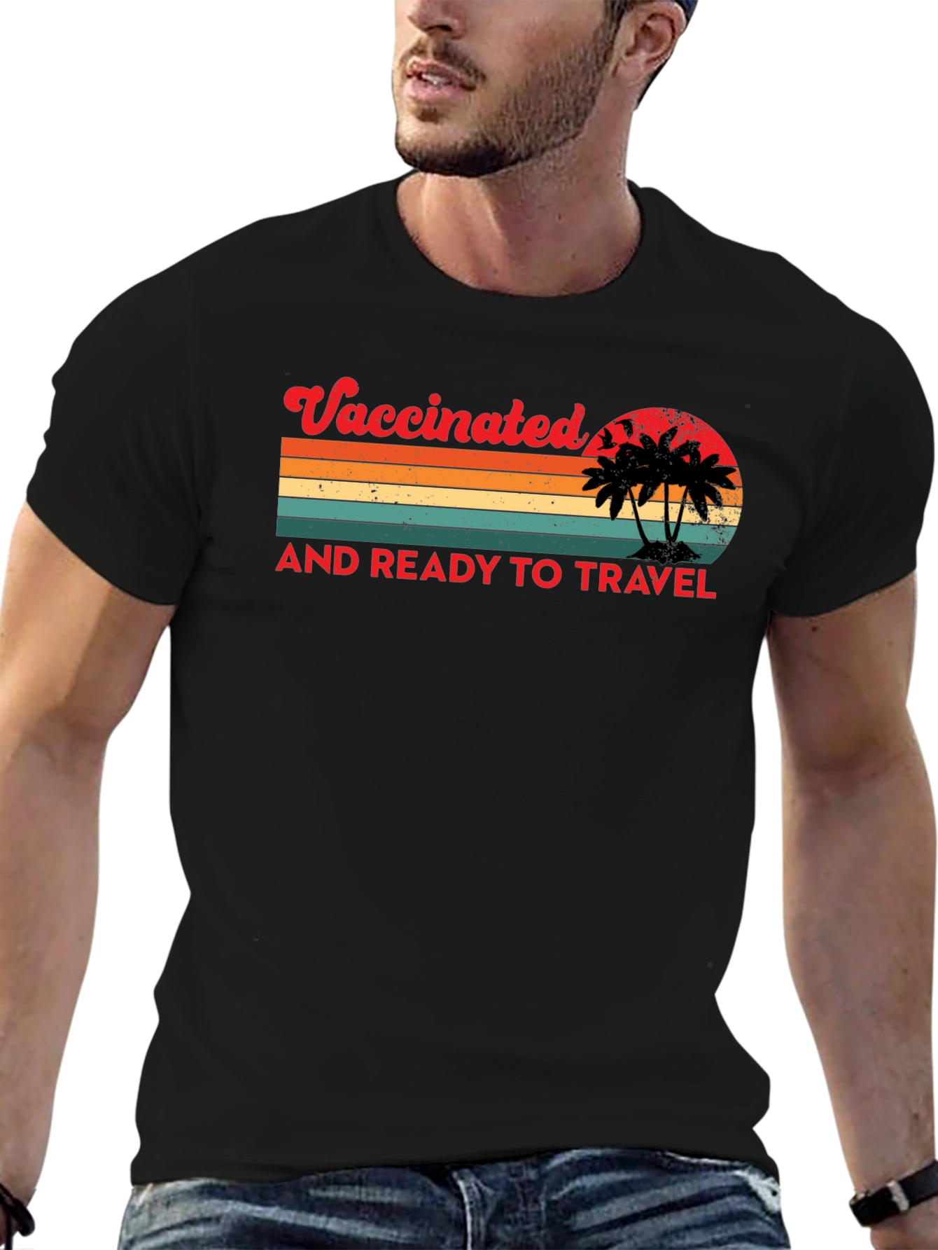 Vaccinated & Ready to Travel Graphic Tee