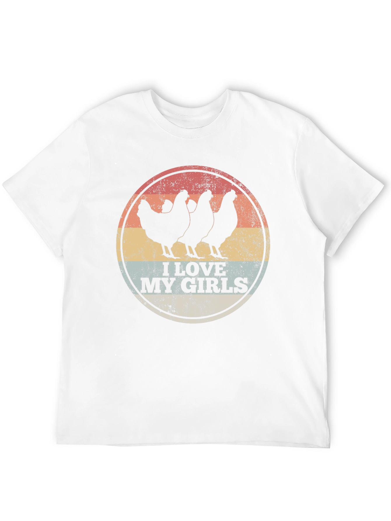 I Love My Girls Chicken Graphic Tee