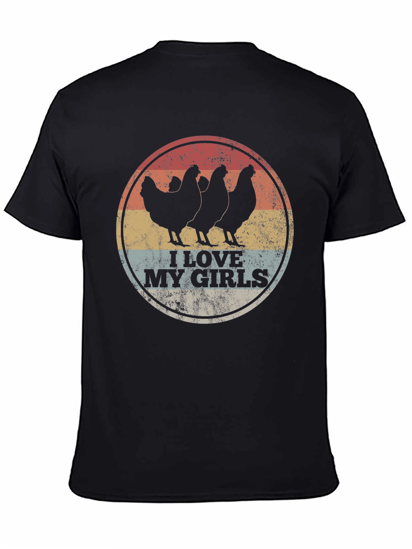 I Love My Girls Chicken Graphic Tee