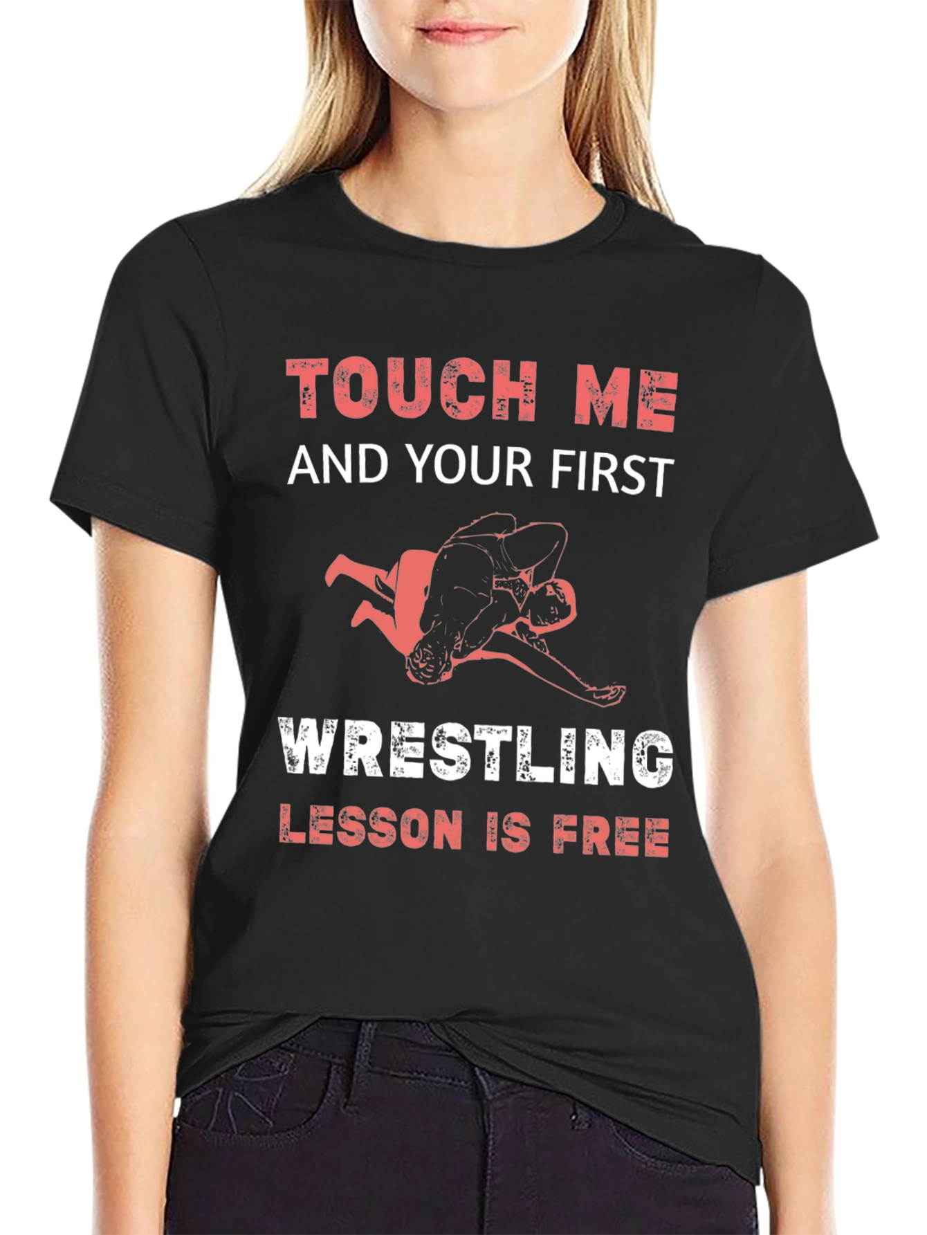 Wrestling Lesson Graphic T-Shirt