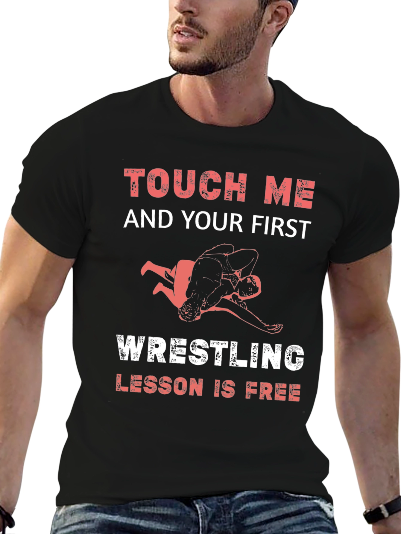 Wrestling Lesson Graphic T-Shirt