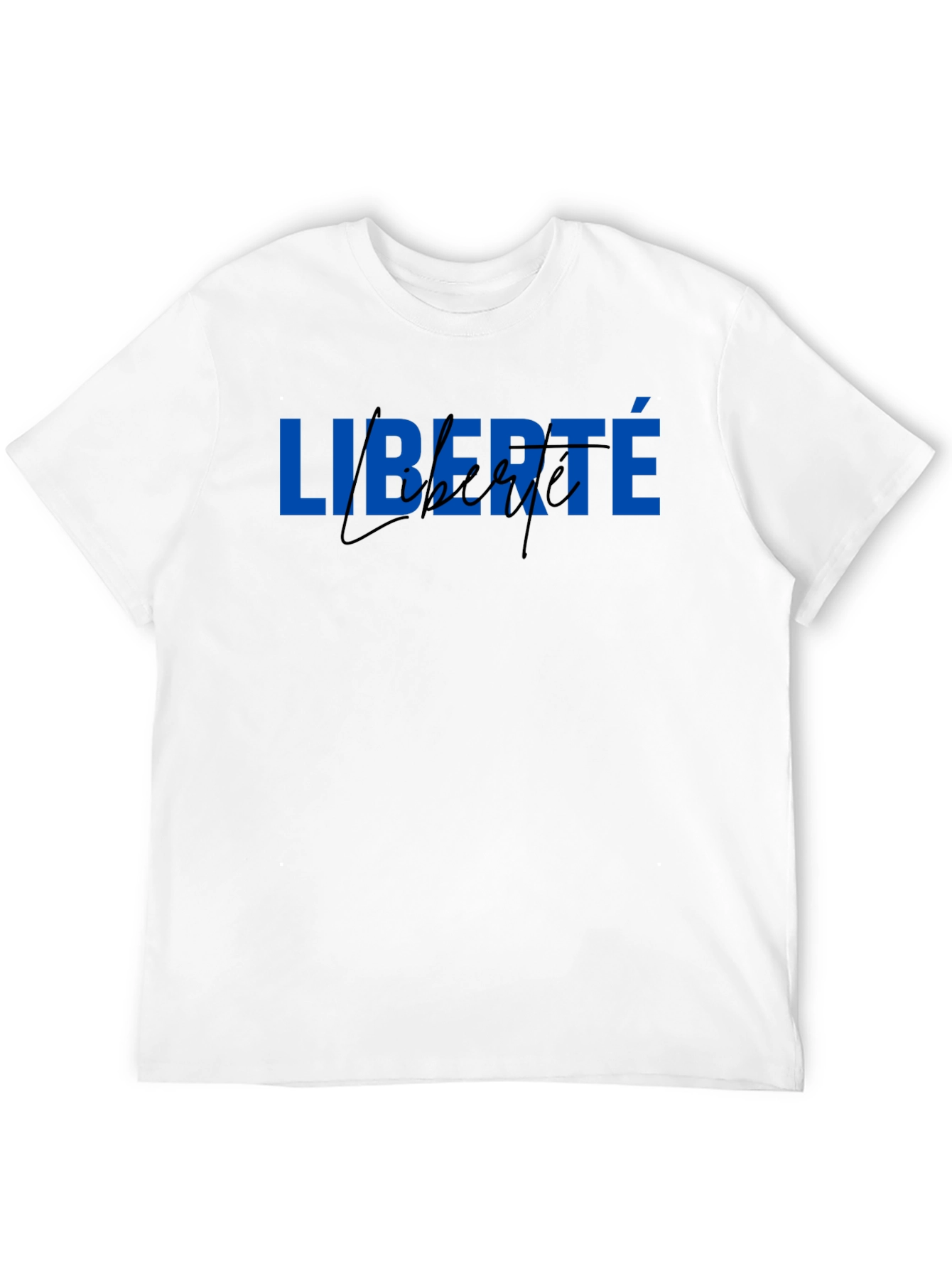 Liberté Graphic Tee - Black Short Sleeve T-Shirt