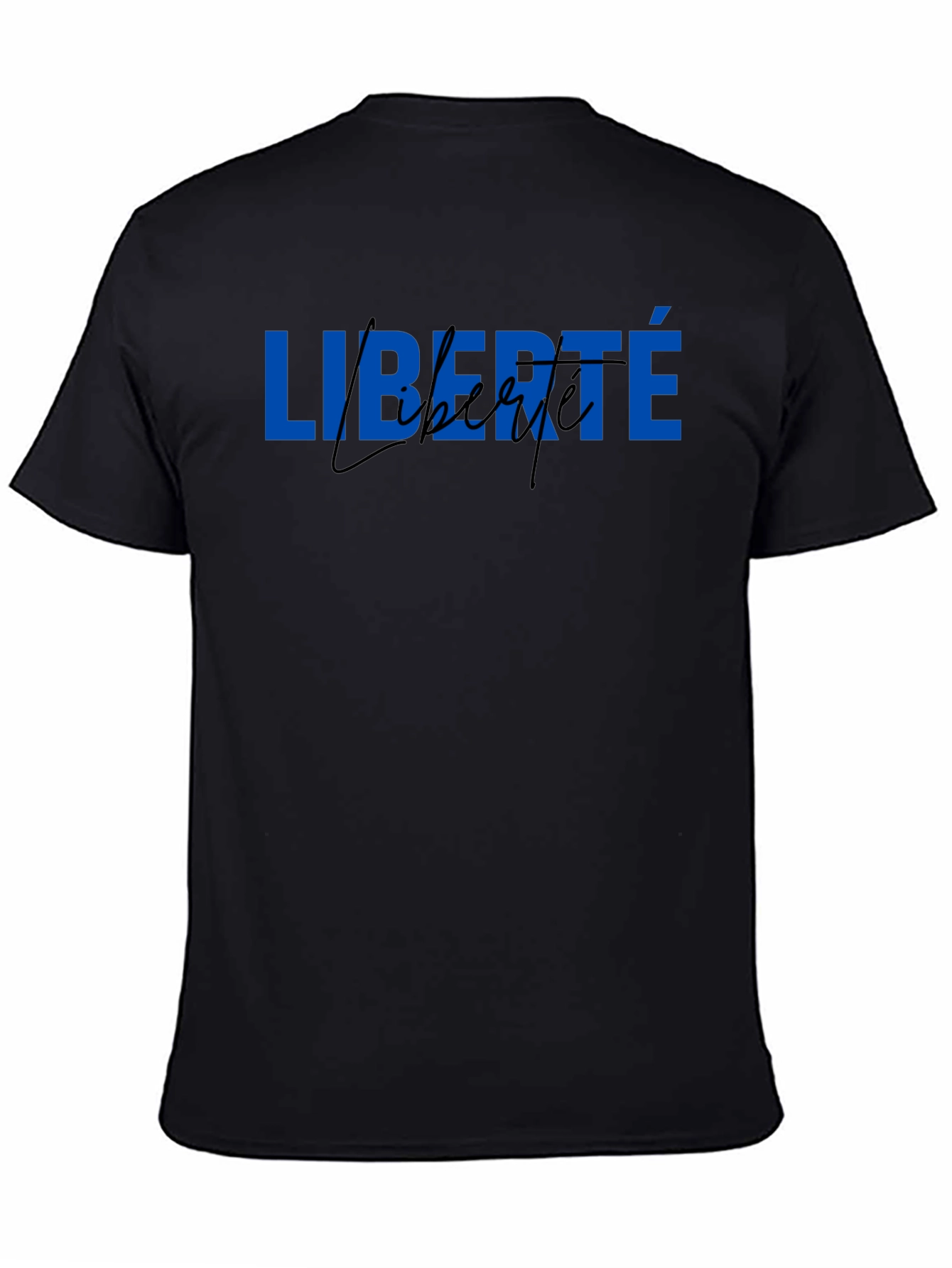 Liberté Graphic Tee - Black Short Sleeve T-Shirt