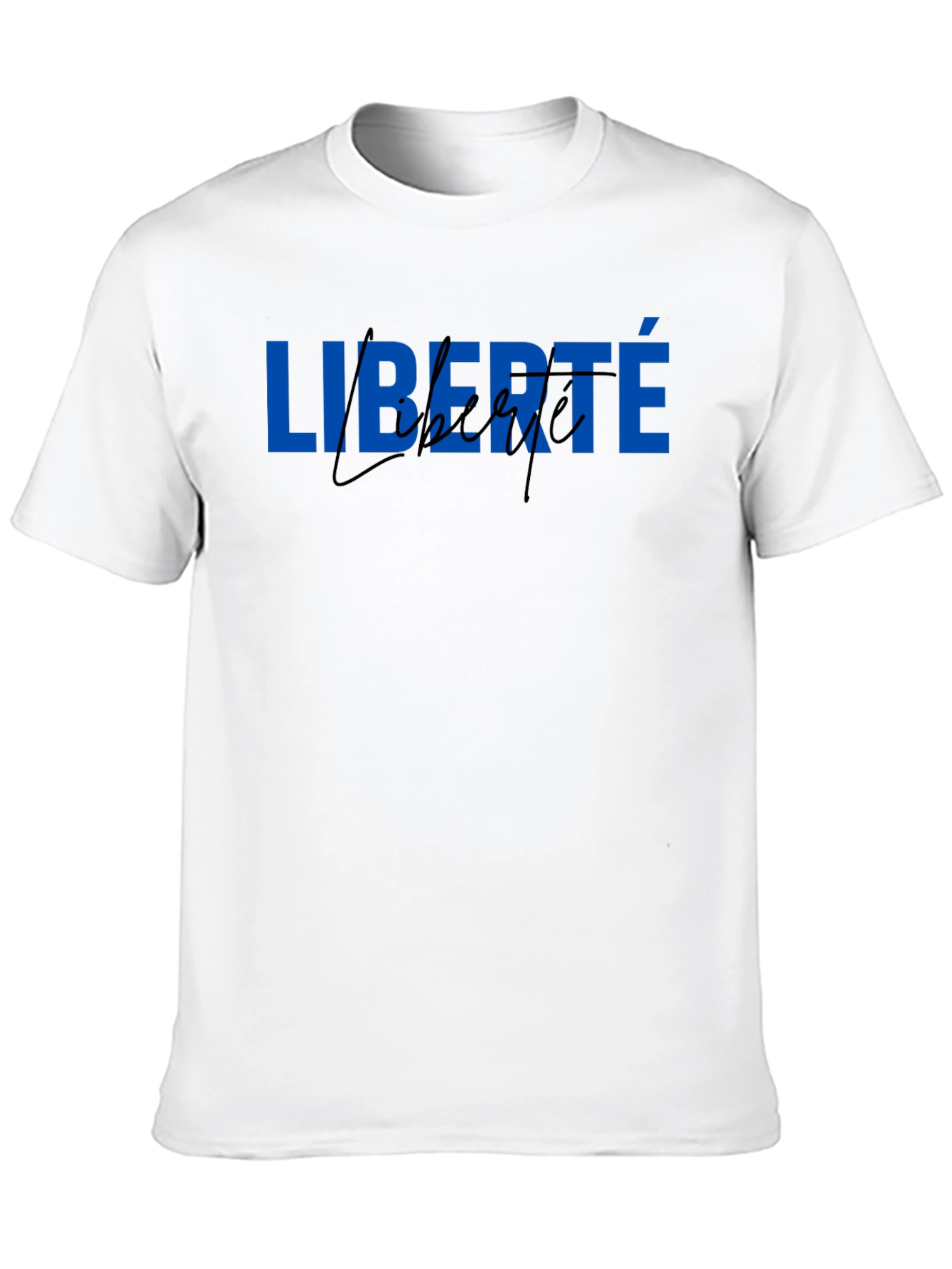 Liberté Graphic Tee - Black Short Sleeve T-Shirt