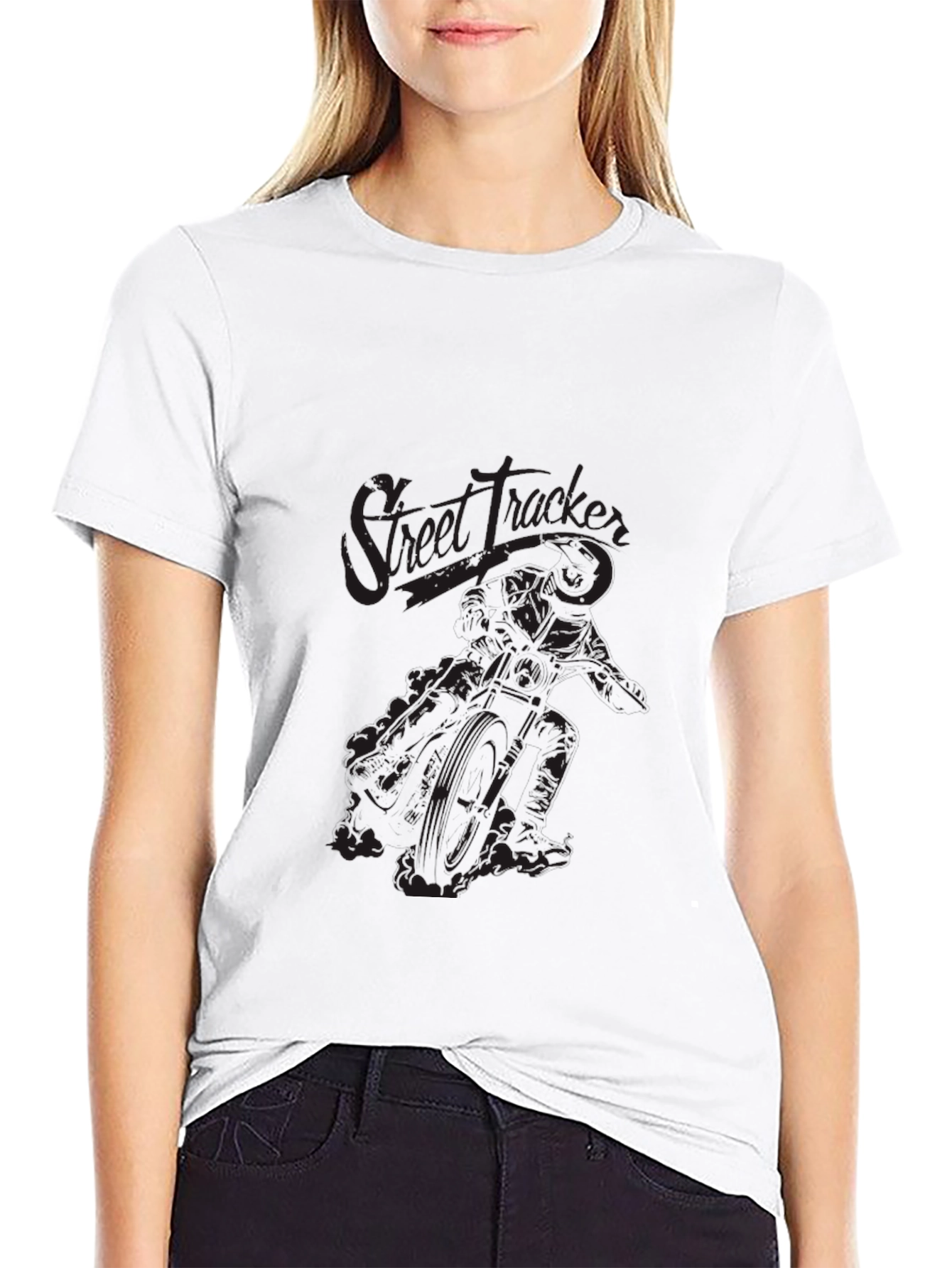 Street Tracker Graphic Tee - Mens Black T-Shirt