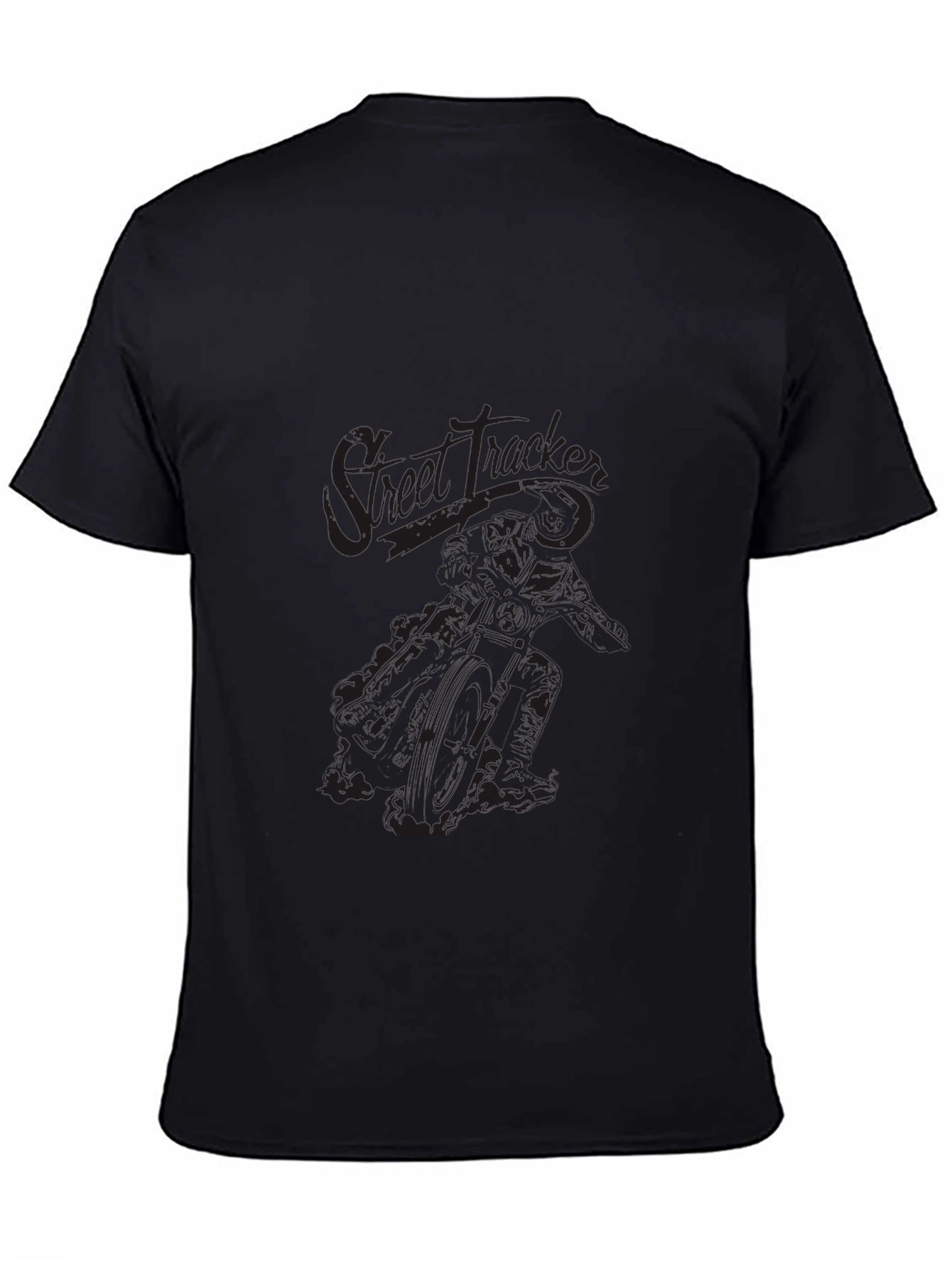 Street Tracker Graphic Tee - Mens Black T-Shirt