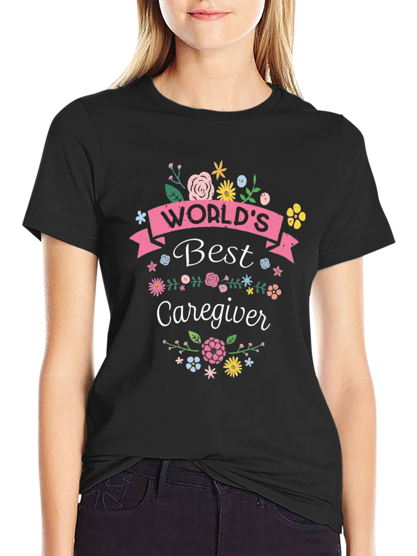 Worlds Best Caregiver T-Shirt