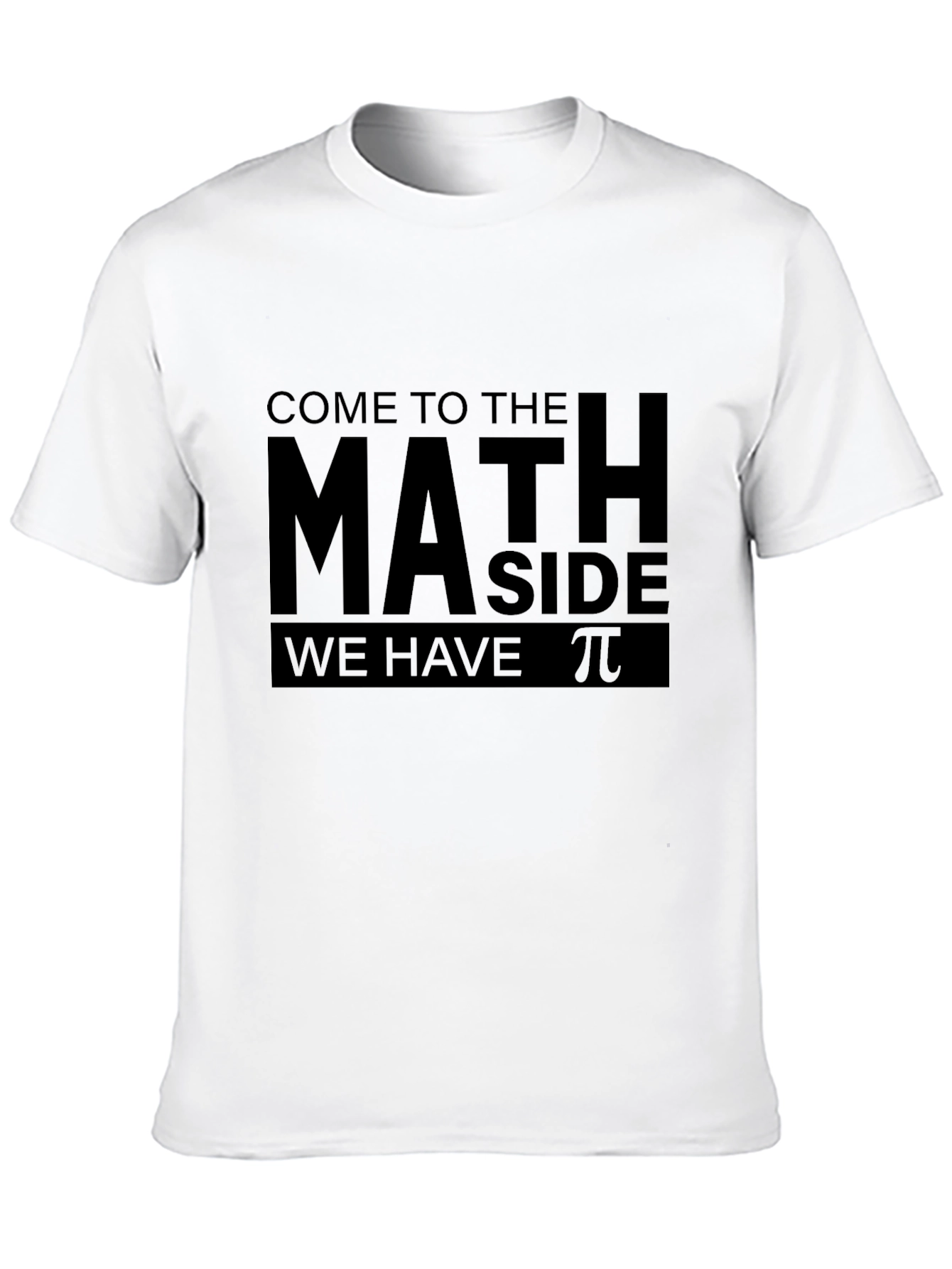 Math Side T-Shirt - Funny Pi Geek Tee