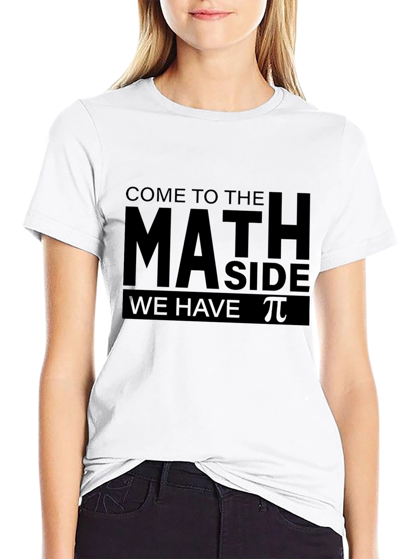 Math Side T-Shirt - Funny Pi Geek Tee