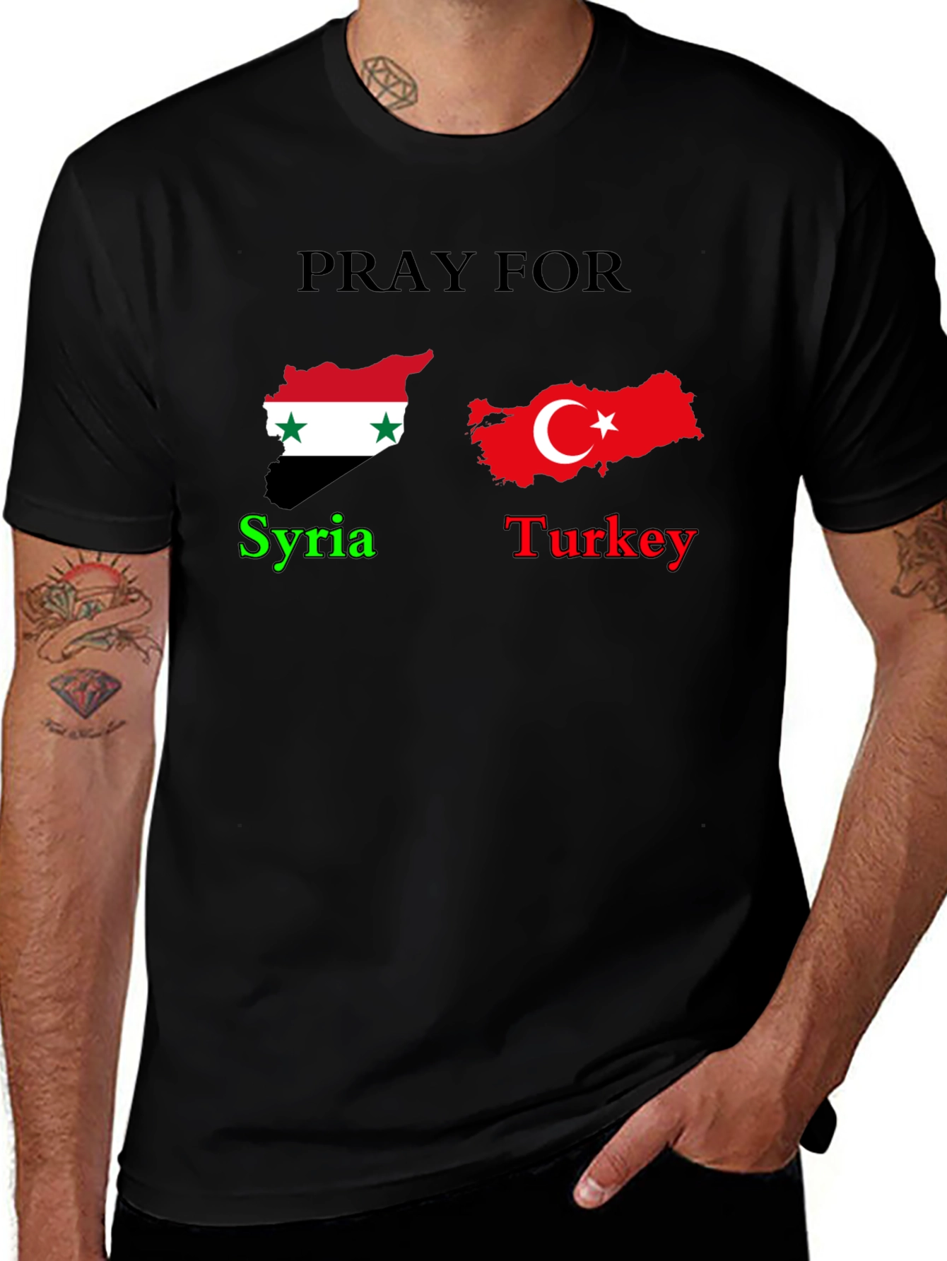 Pray for Syria & Turkey T-Shirt