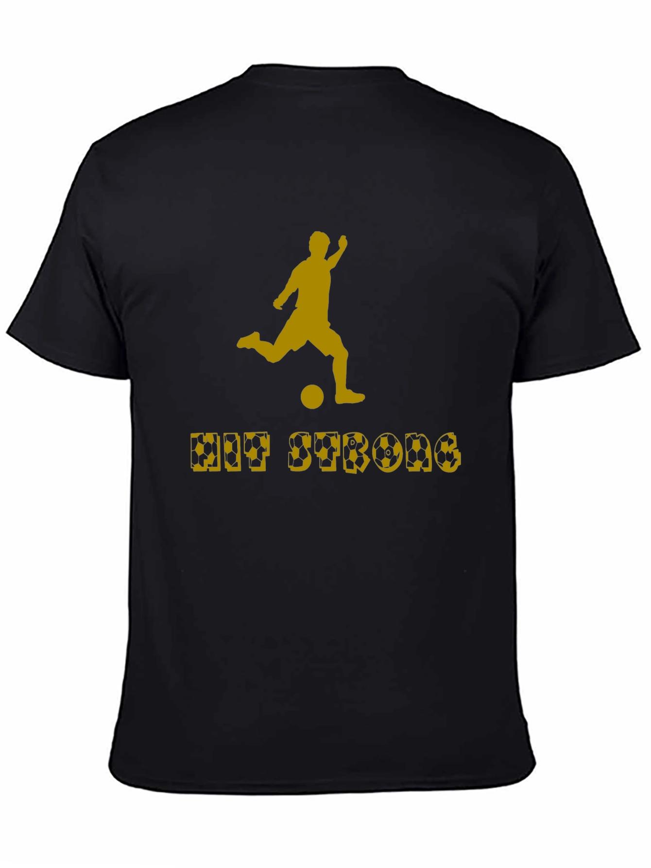 Hit Strong Soccer T-Shirt - Stylish Athlete Tee