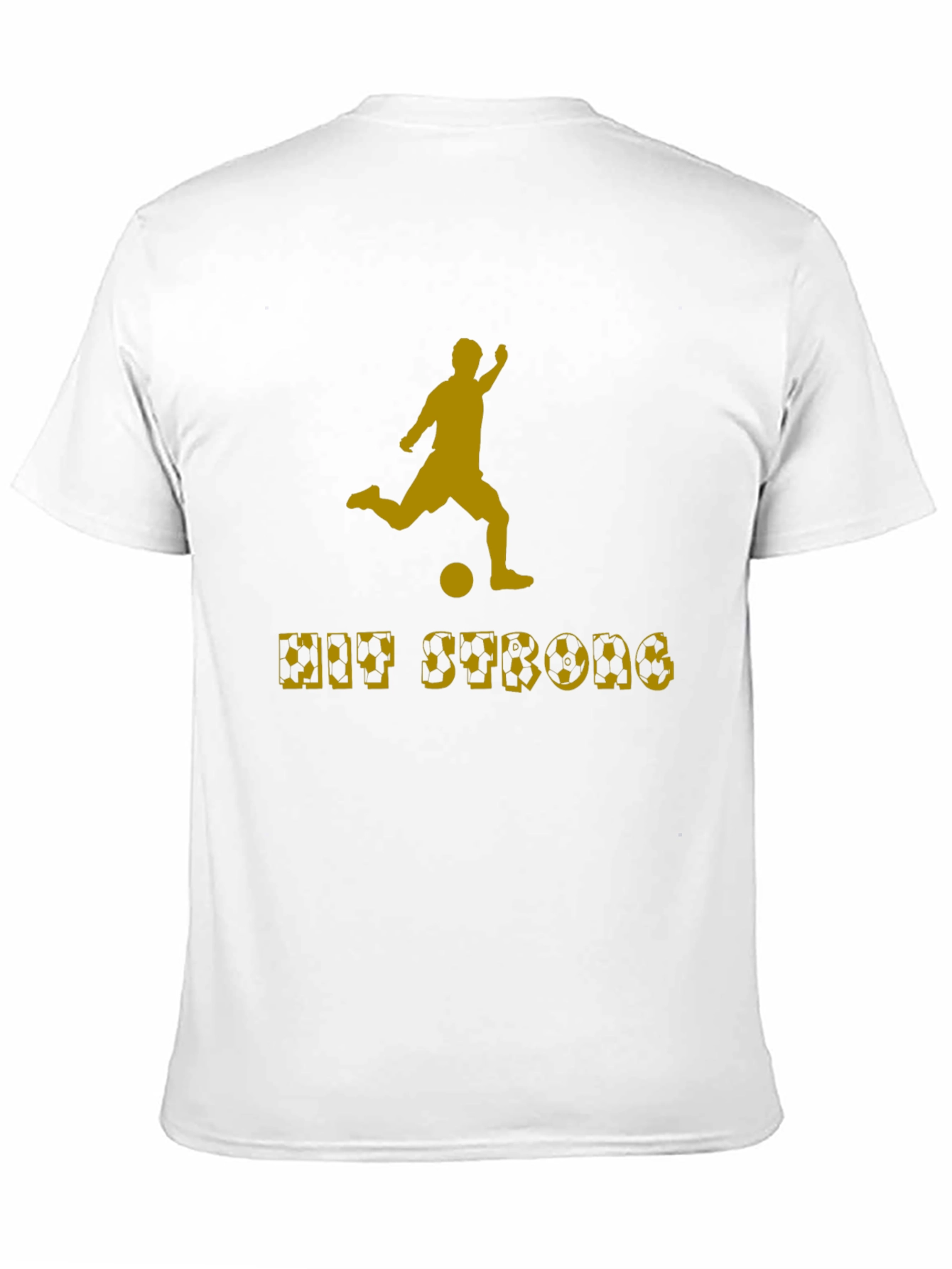 Hit Strong Soccer T-Shirt - Stylish Athlete Tee