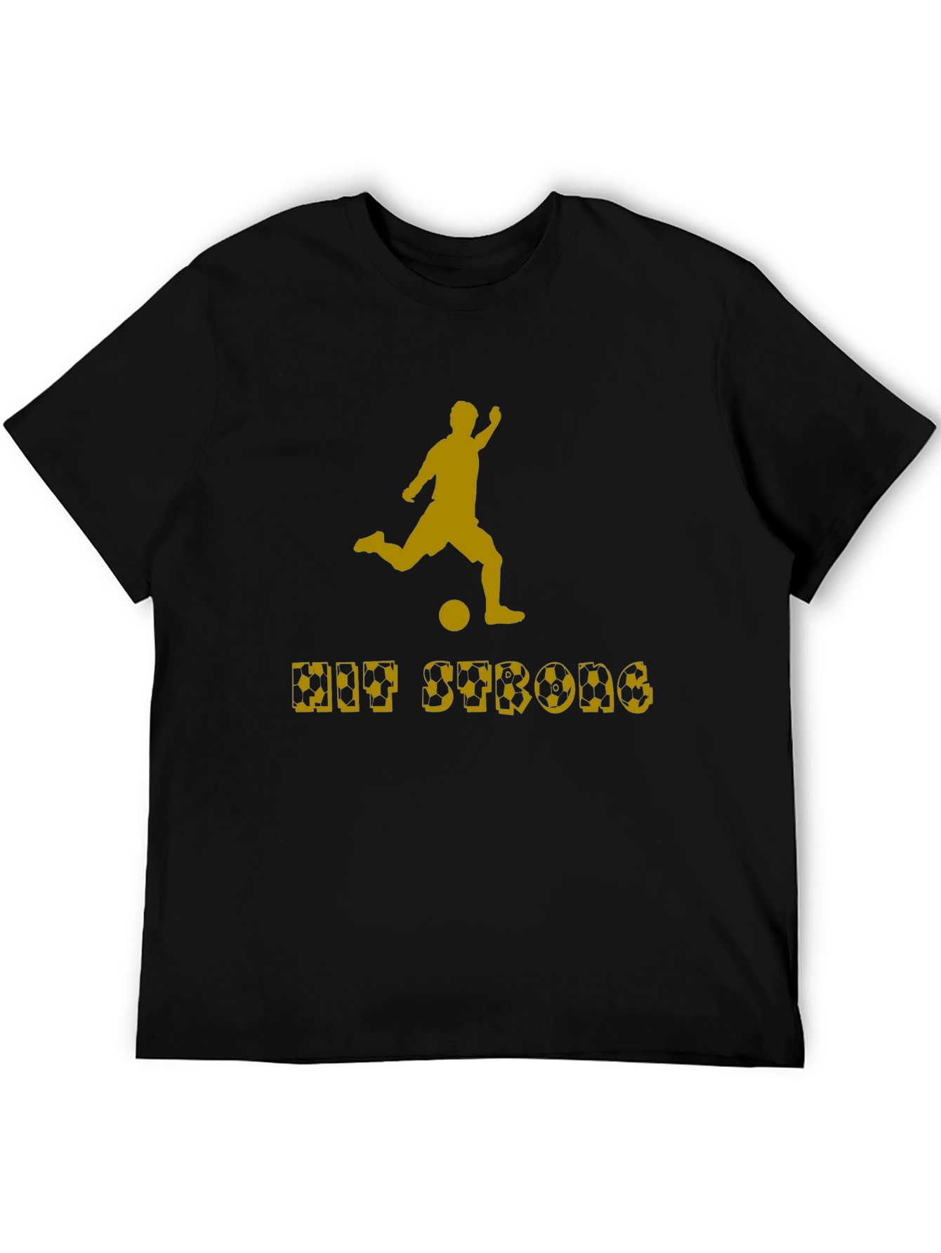 Hit Strong Soccer T-Shirt - Stylish Athlete Tee
