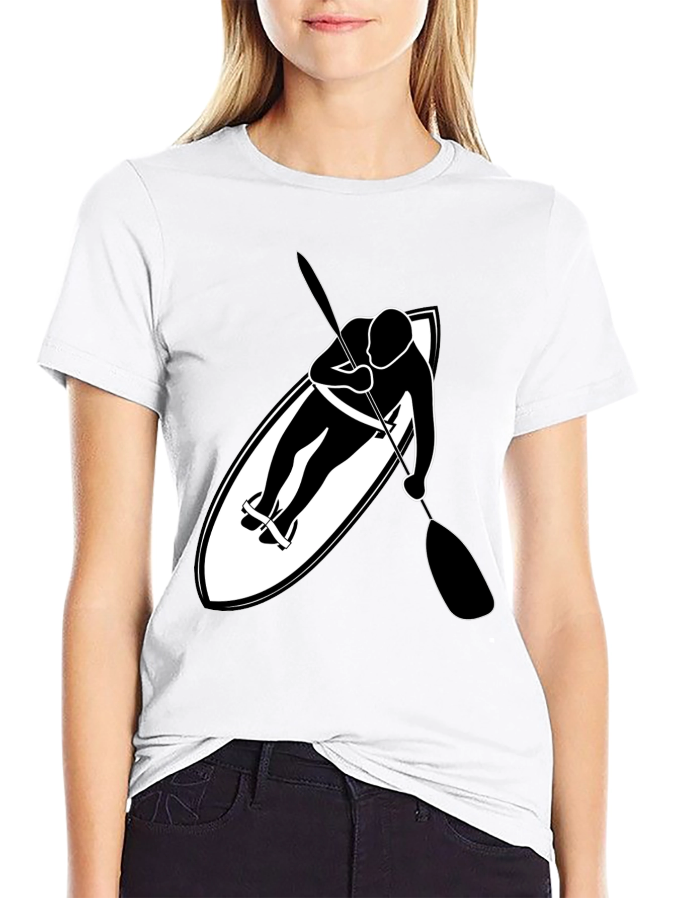 Cool Paddle Boarding Graphic T-Shirt