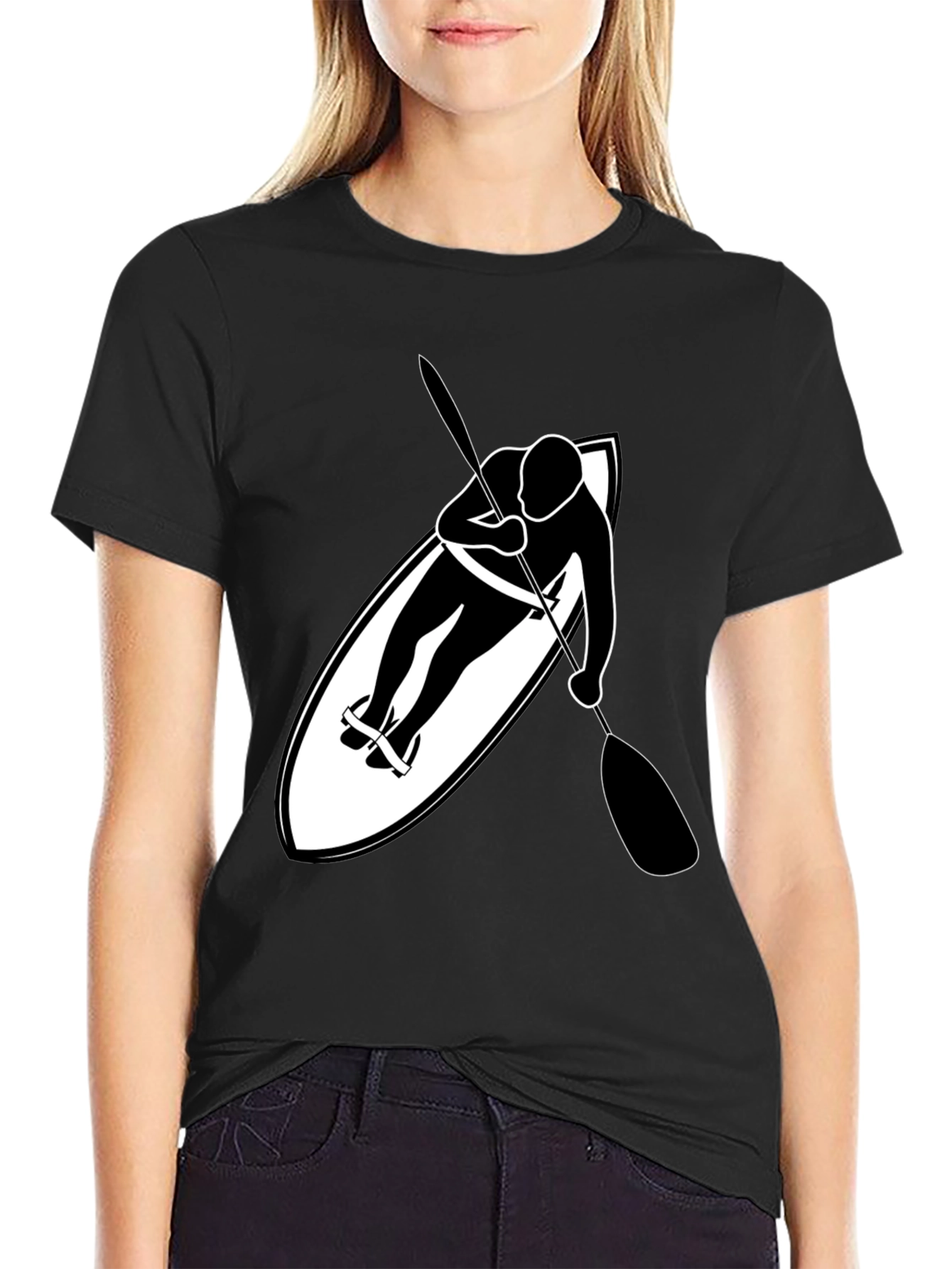 Cool Paddle Boarding Graphic T-Shirt
