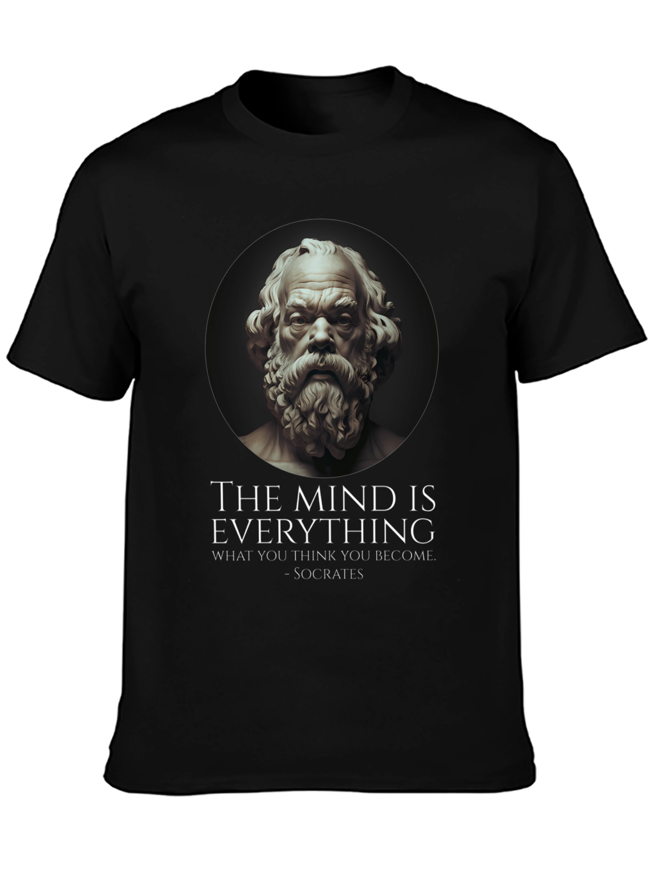 Socrates Quote T-Shirt - The Mind is Everything