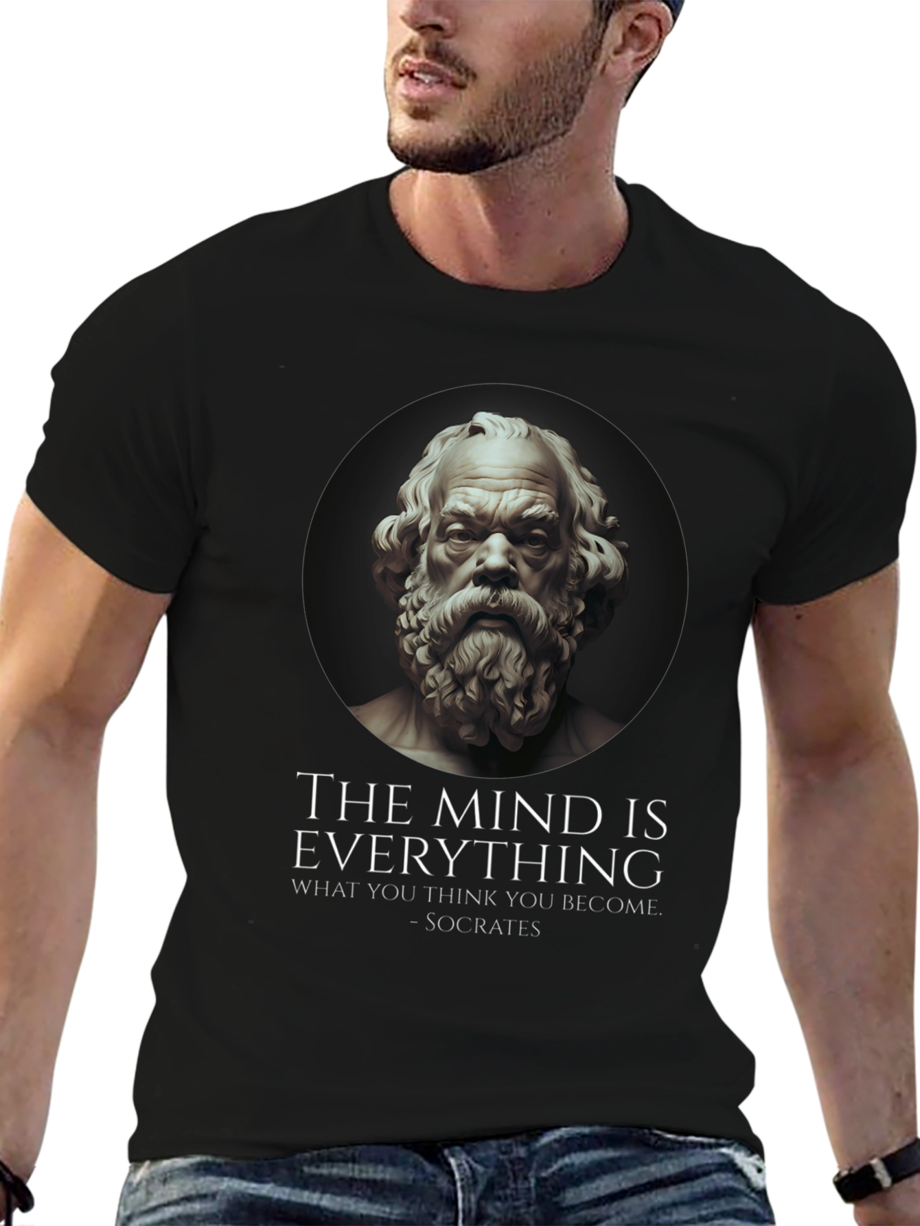 Socrates Quote T-Shirt - The Mind is Everything