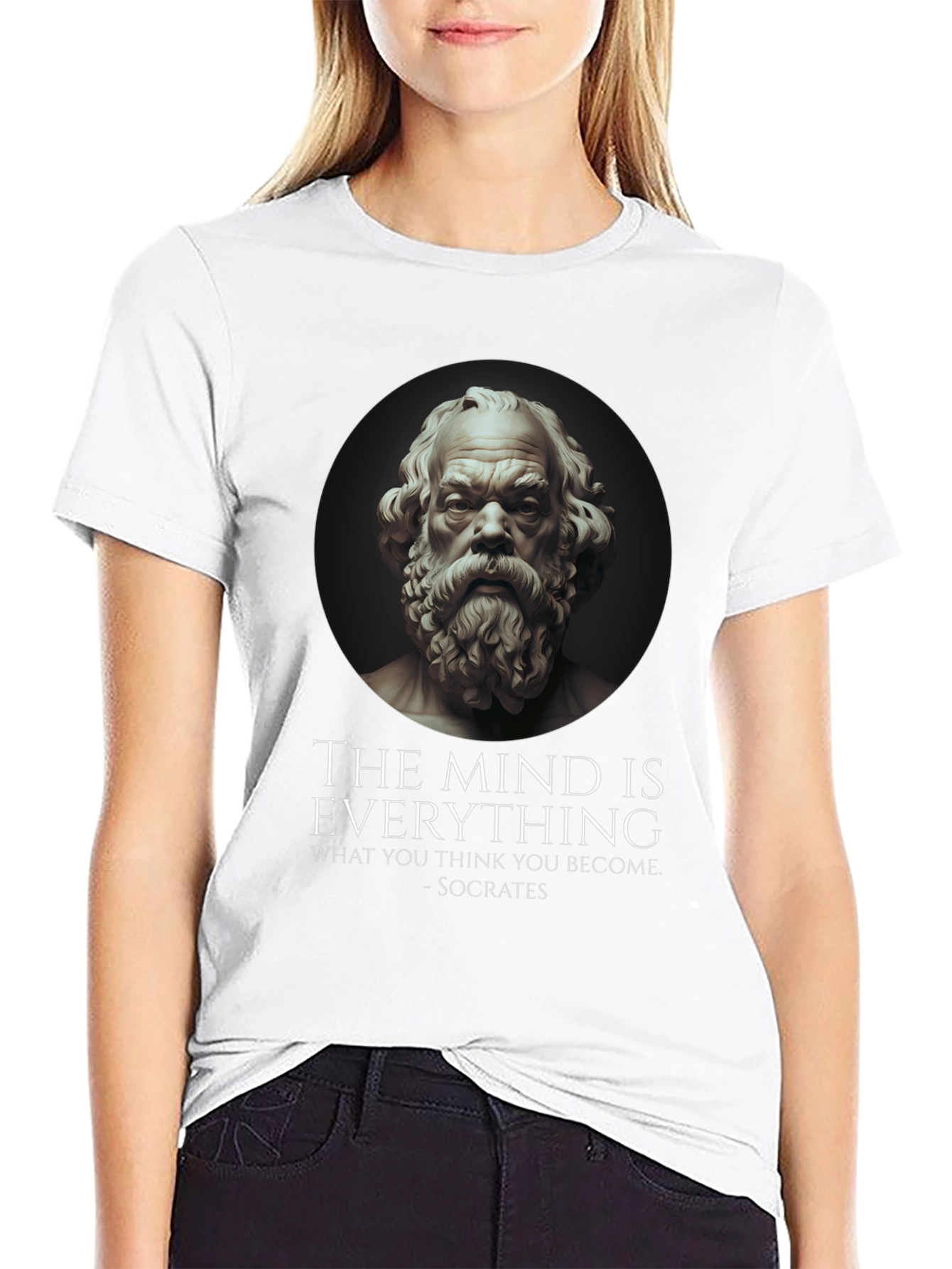 Socrates Quote T-Shirt - The Mind is Everything