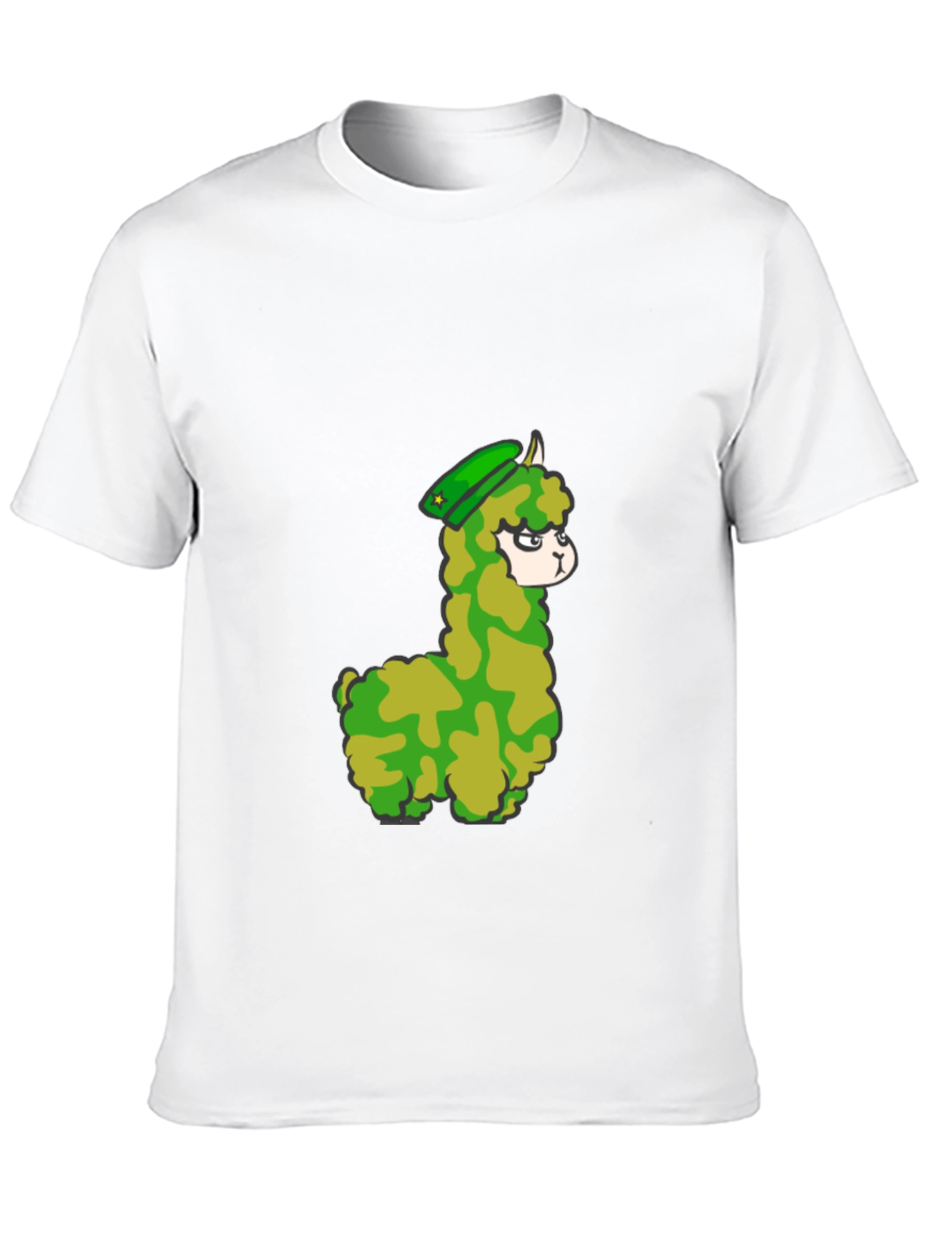 Alpaca Camo T-Shirt - Fun Novelty Tee