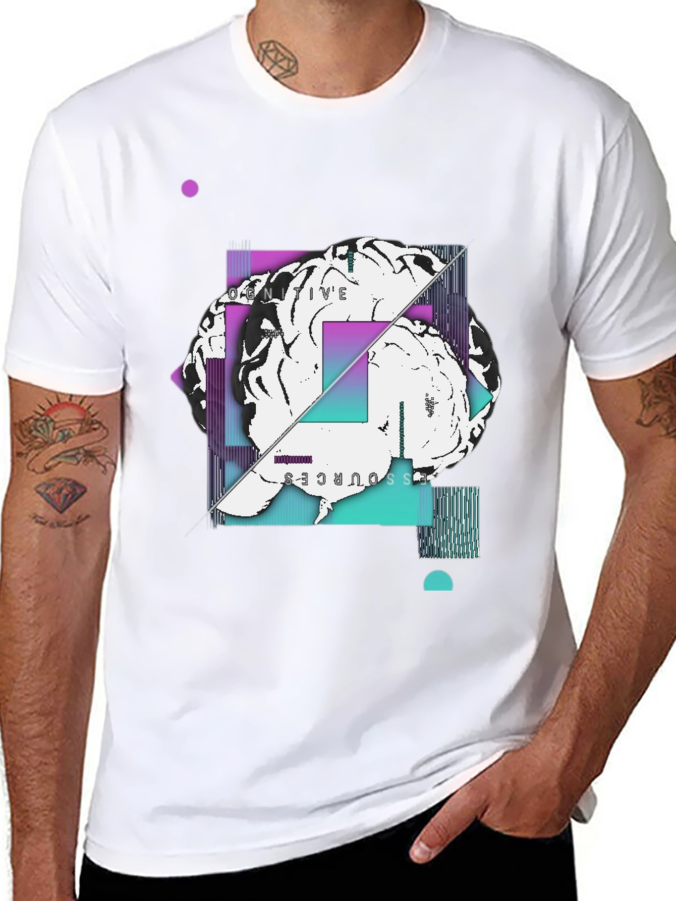 Cognitive Source Brain Graphic Tee