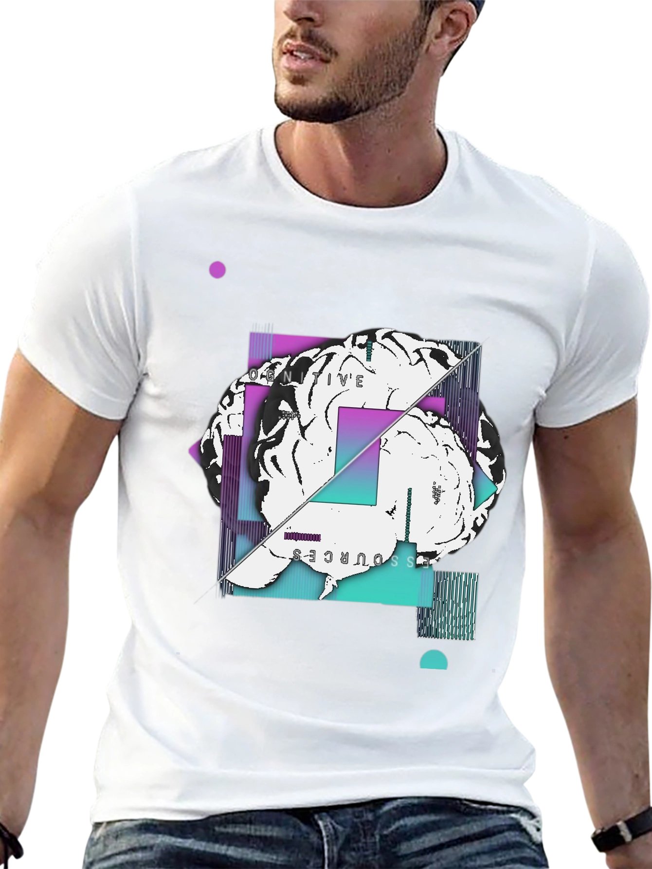 Cognitive Source Brain Graphic Tee