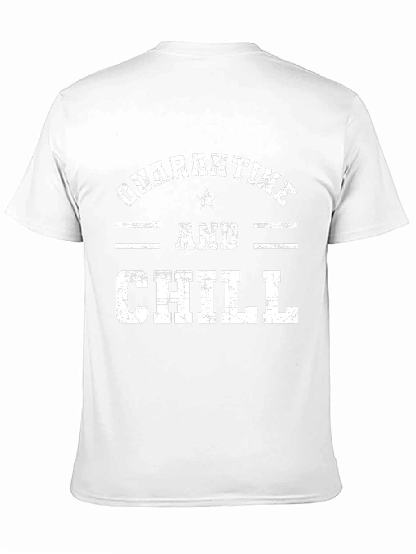 Quarantine and Chill Graphic Tee - Black