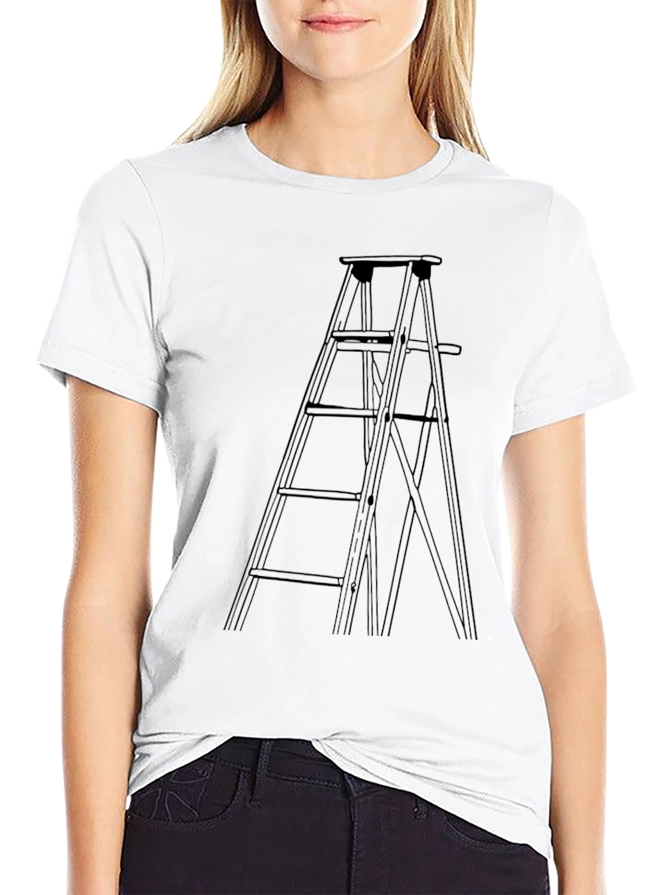 Ladder Graphic Tee - Black