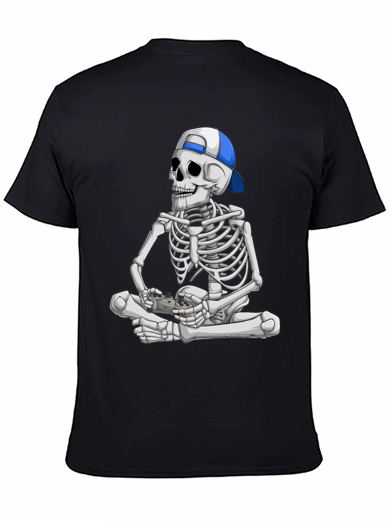 Skeleton Gamer T-Shirt - Cool Graphic Tee