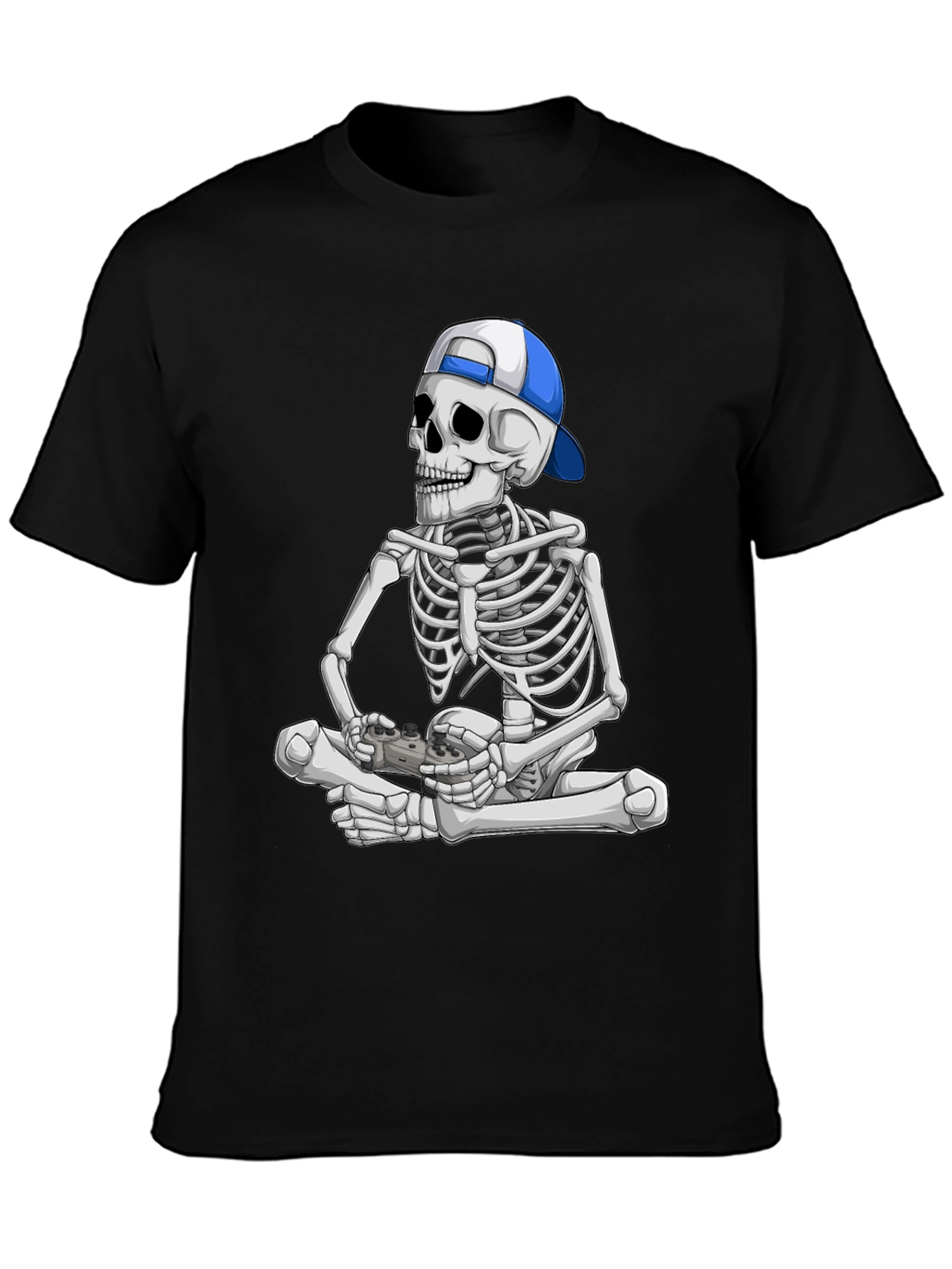 Skeleton Gamer T-Shirt - Cool Graphic Tee
