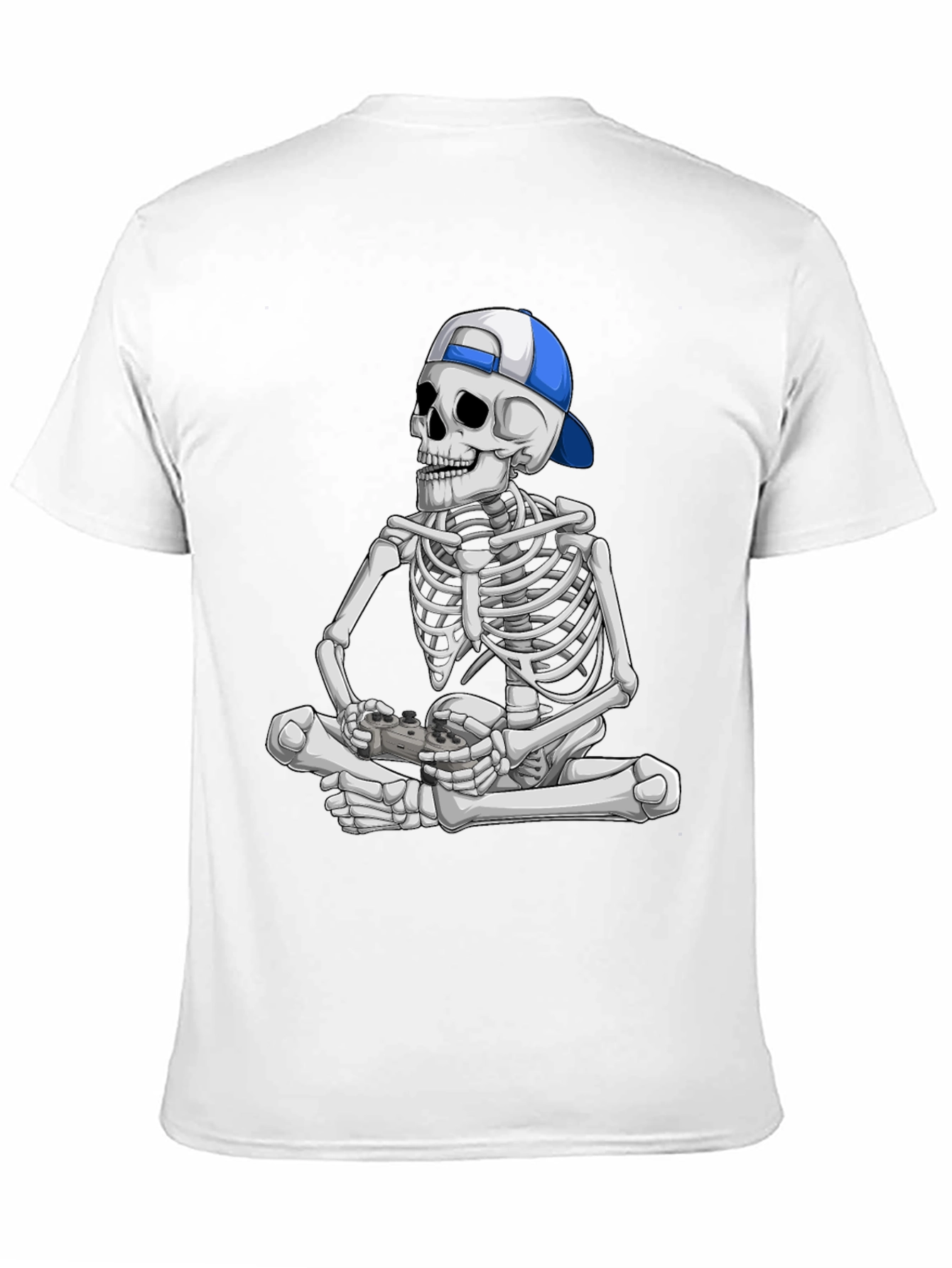 Skeleton Gamer T-Shirt - Cool Graphic Tee