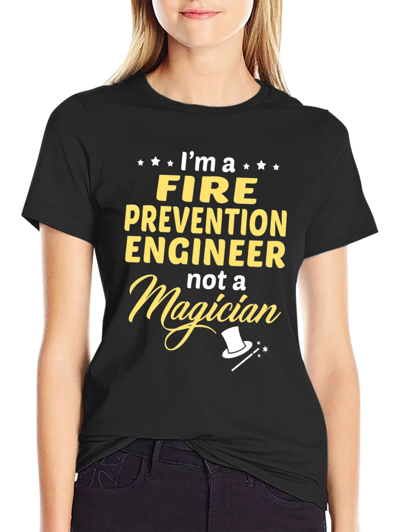 Fire Prevention Engineer T-Shirt - Not a Magician