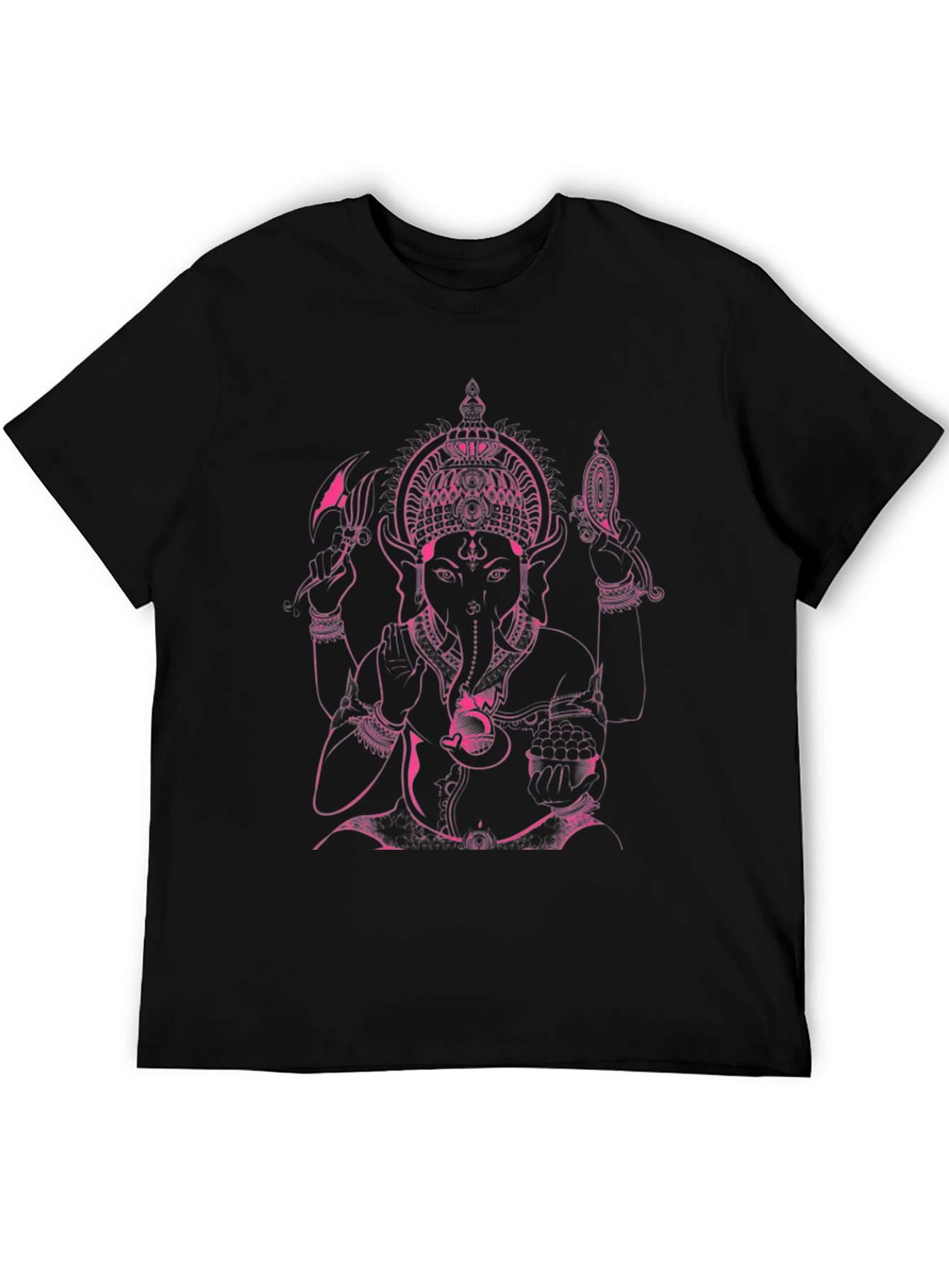 Ganesha Graphic T-Shirt - Black