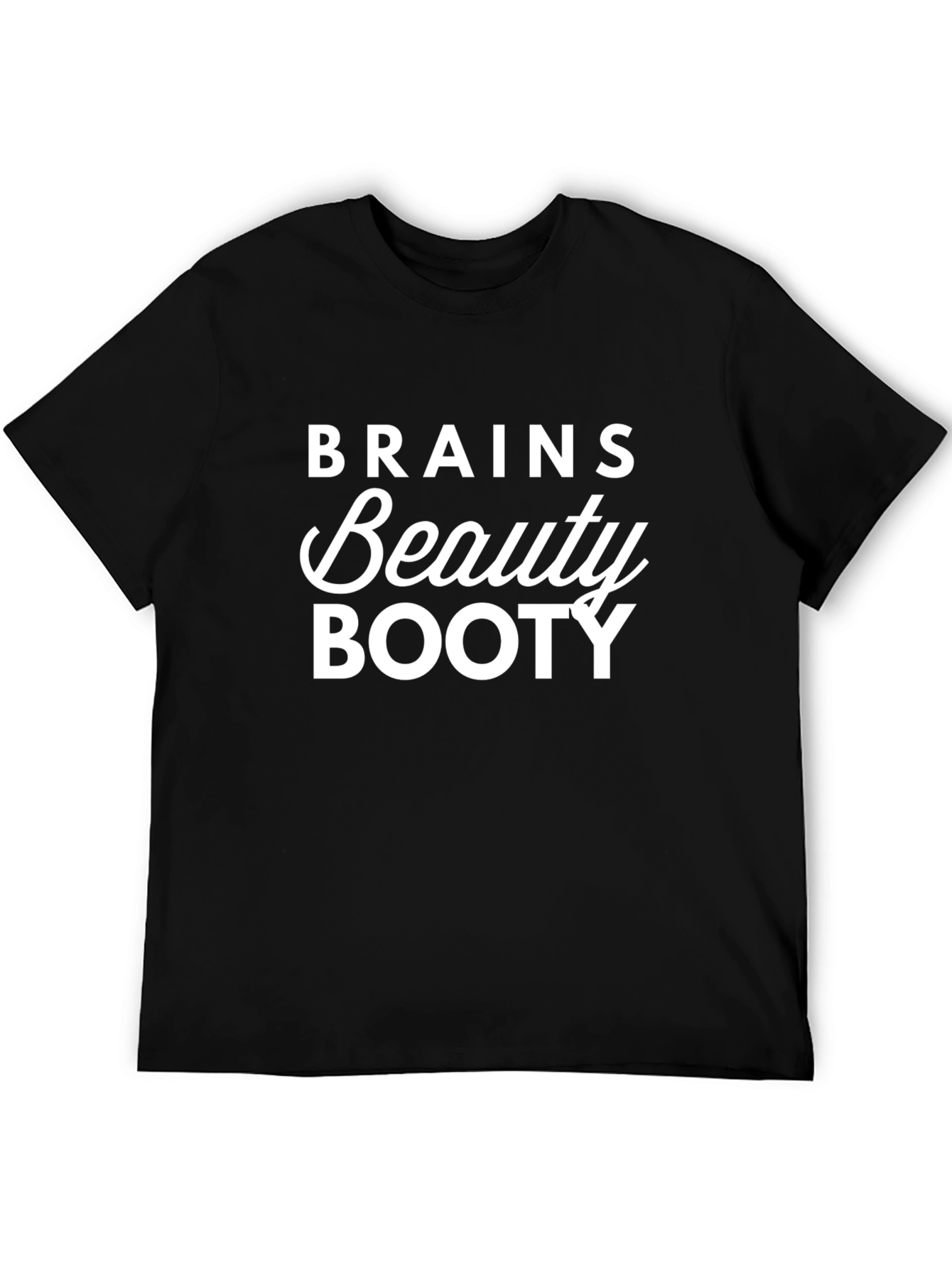 Brains Beauty Booty Graphic Tee