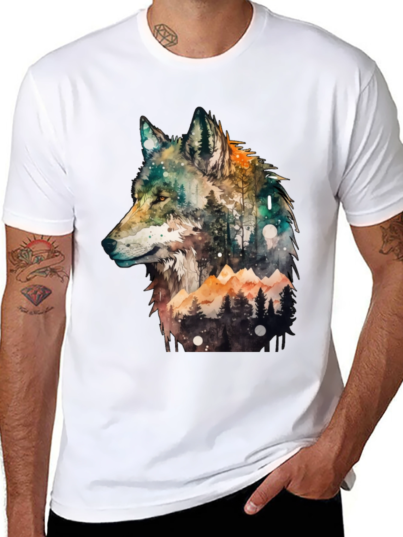 Wolf & Wilderness Graphic Tee