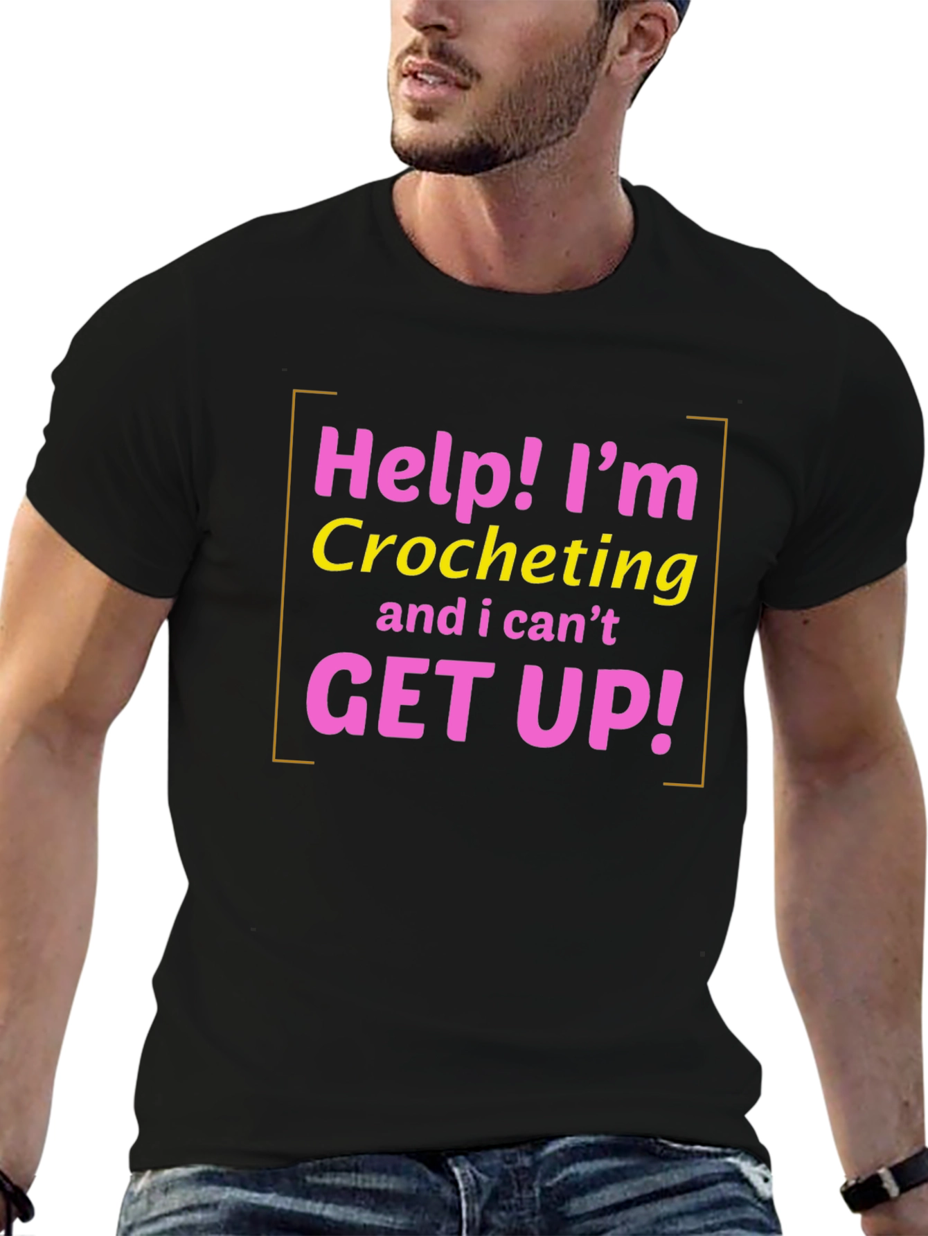 Help! Im Crocheting T-Shirt - Funny Crochet Gift