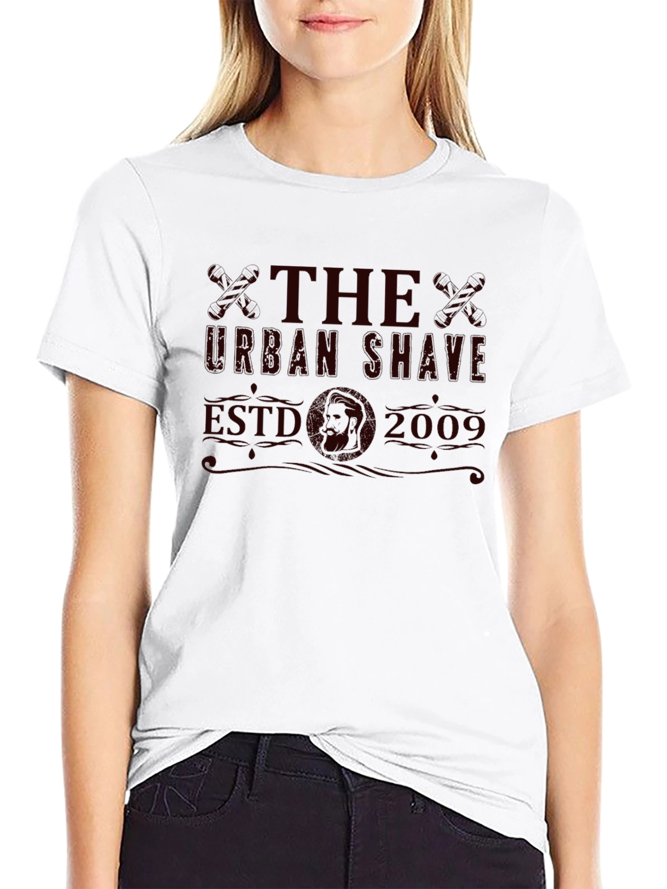 The Urban Shave Graphic Tee - Black
