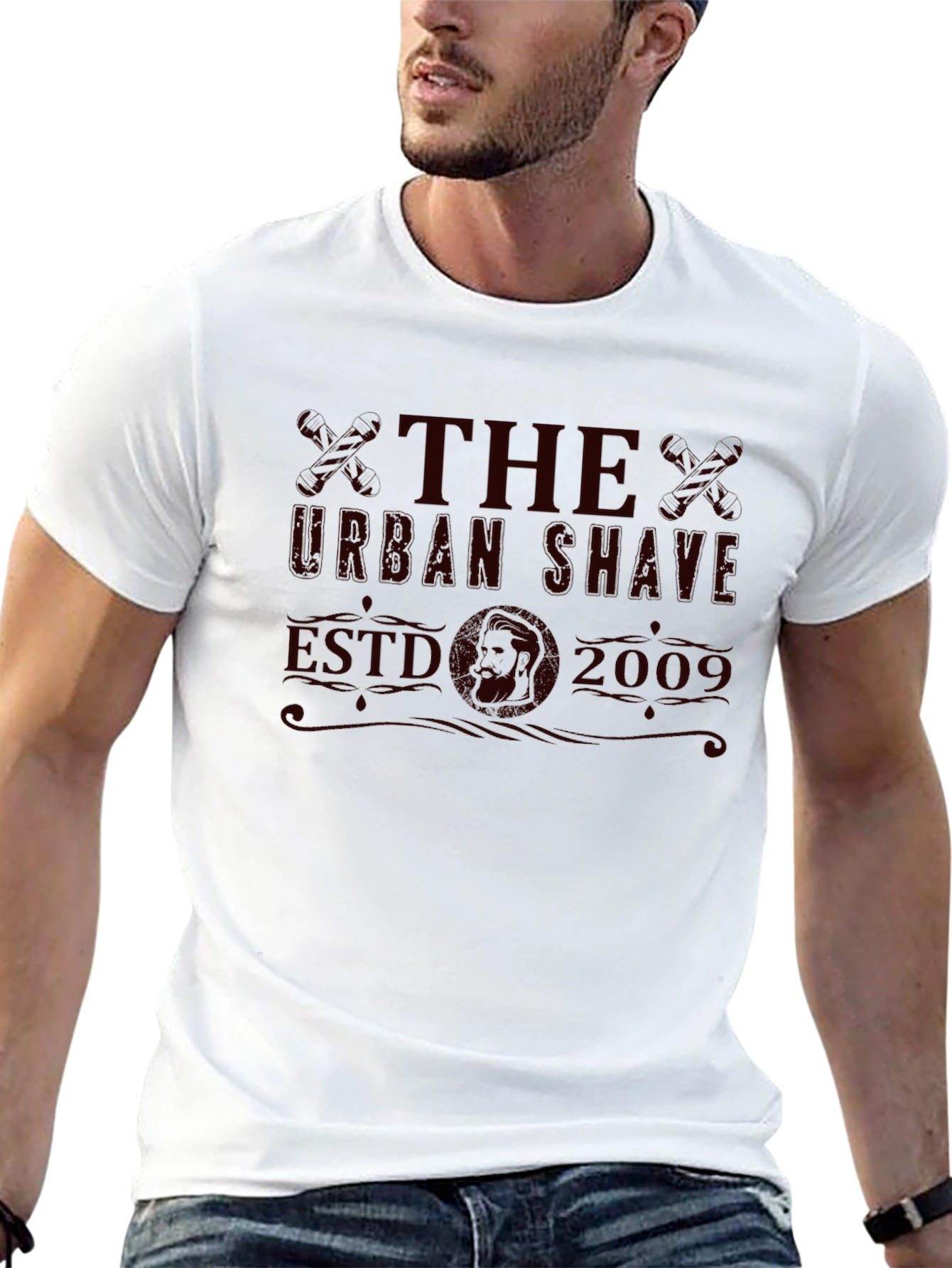 The Urban Shave Graphic Tee - Black