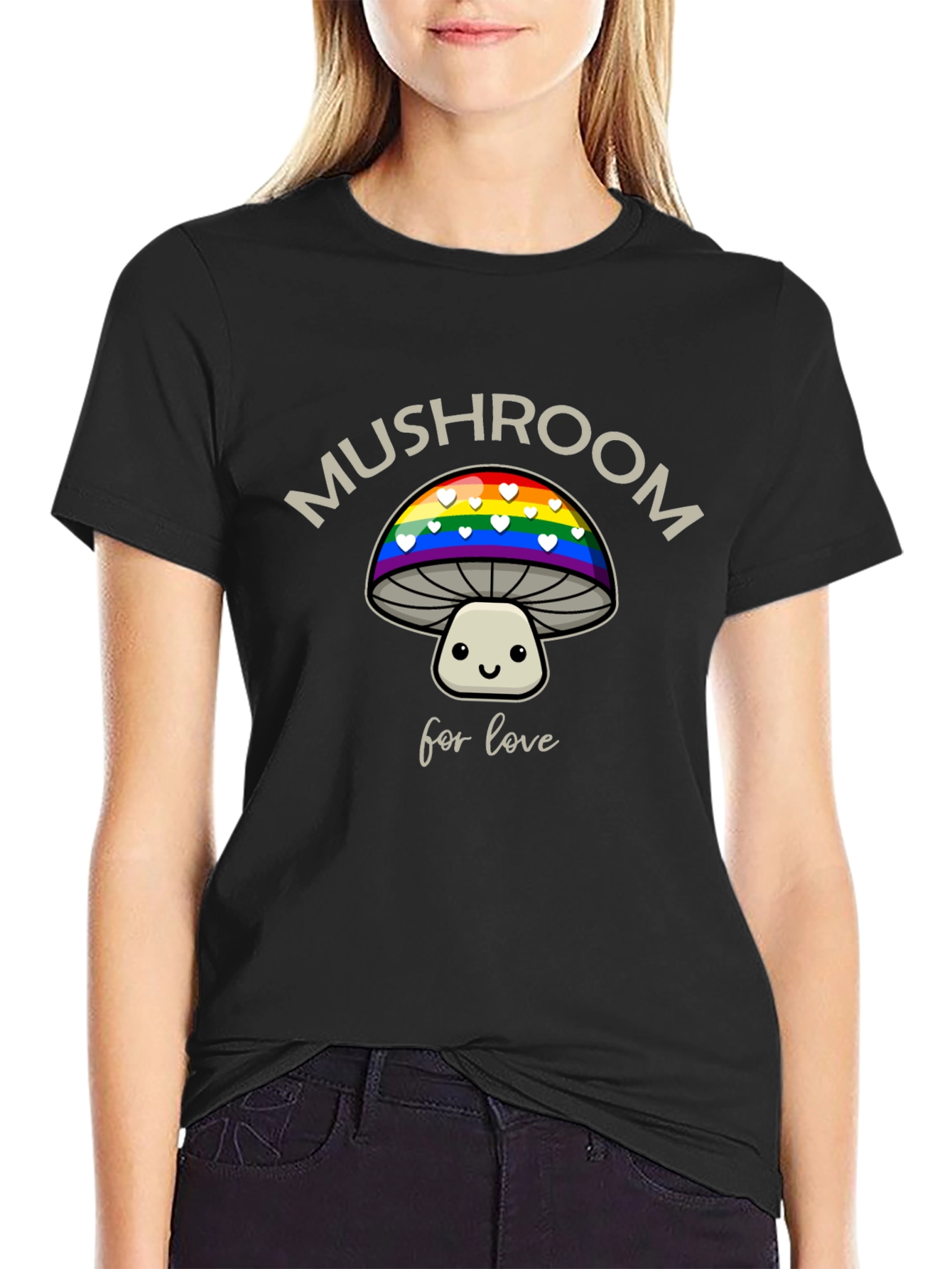 Mushroom for Love LGBT Pride T-Shirt