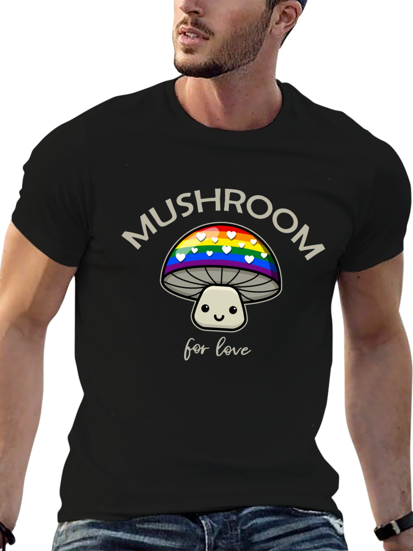 Mushroom for Love LGBT Pride T-Shirt